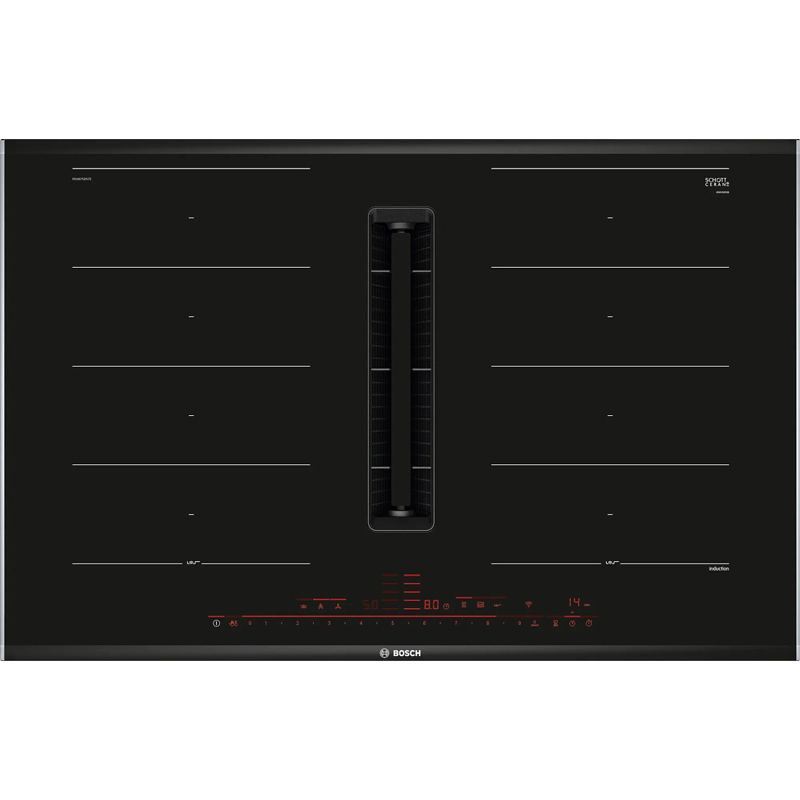 Изображение товара Индукционная варочная панель Bosch PXX875D57E 81.6 см 4 конфорки черная