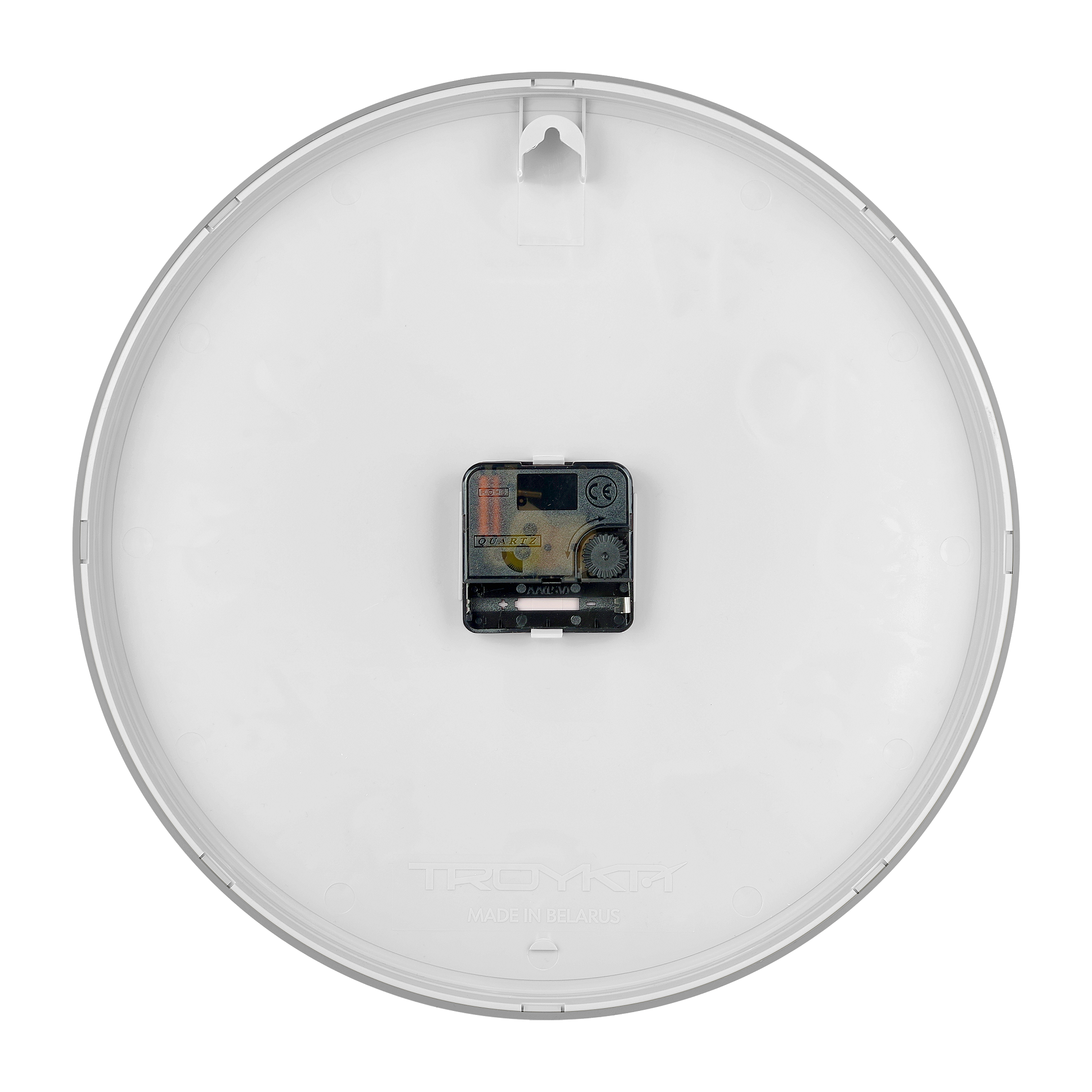 Настенные часы Troykatime D30 см пластик цвет серебристый - 1