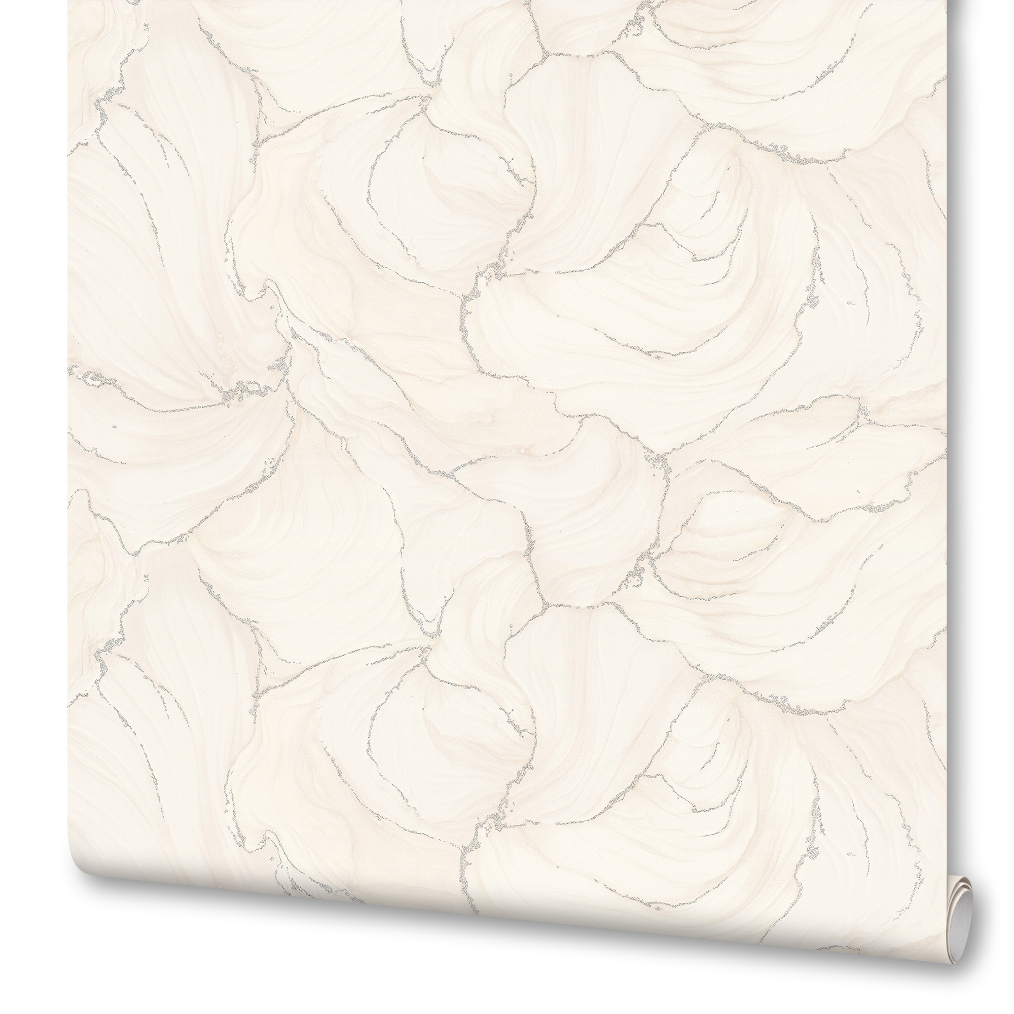 Изображение товара Флизелиновые обои Артекс Vodoley белые 1.06 м, современный стиль