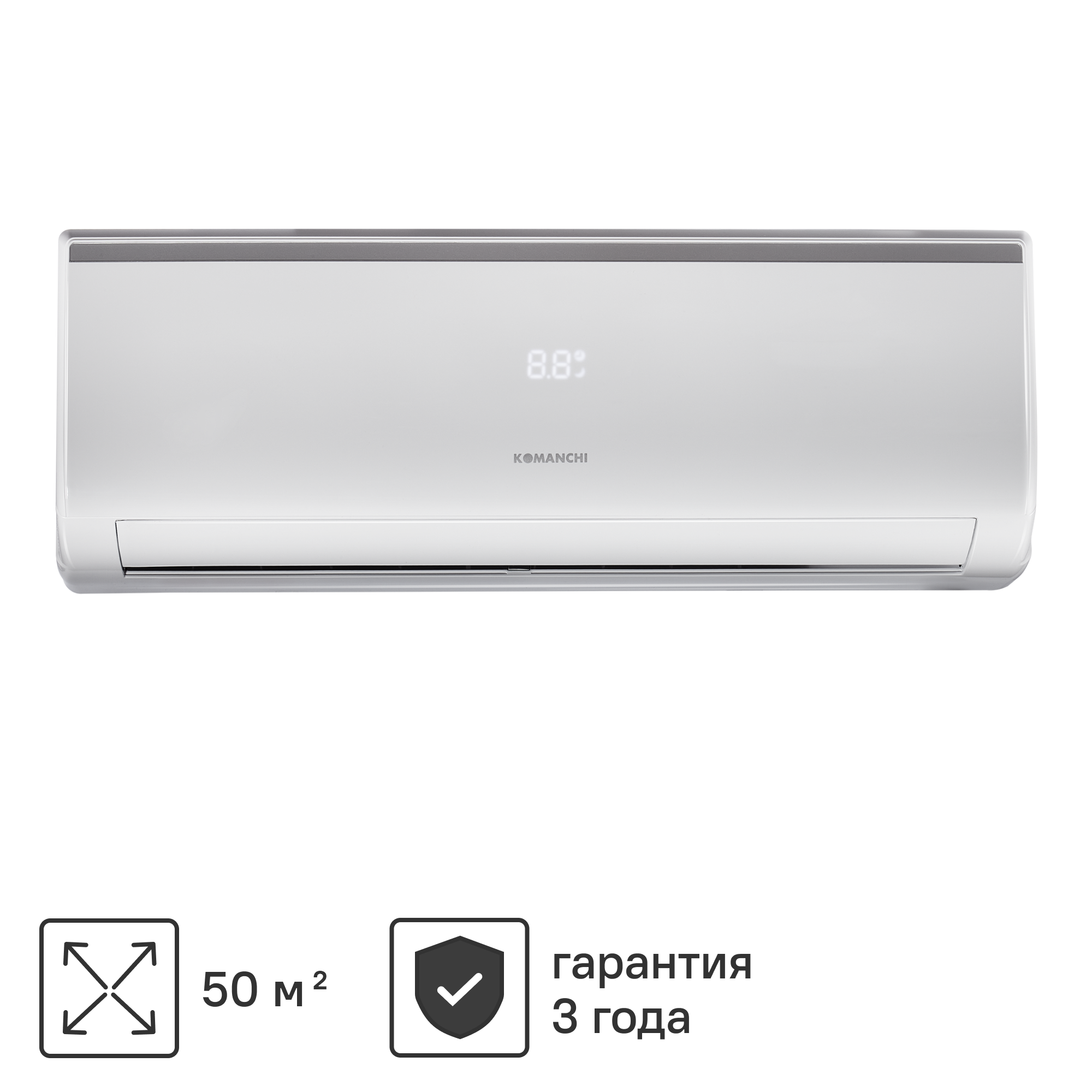 Изображение товара Сплит-система Komanchi KAT-18H/N1 18000 BTU с функцией обогрева и турбо Изображение товара Сплит-система Komanchi KAT-18H/N1 18000 BTU с функцией обогрева и турбо