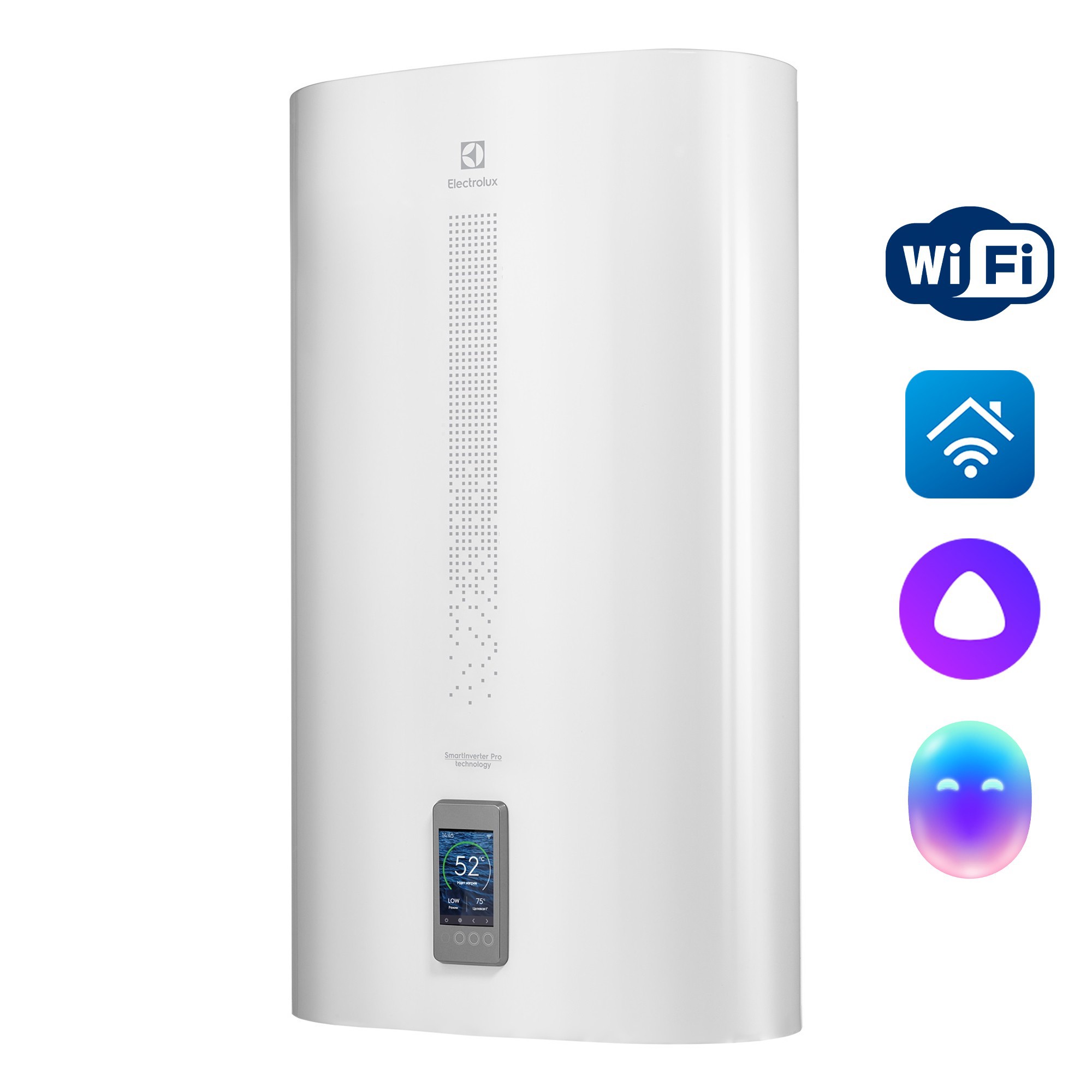 Изображение товара Электрический накопительный водонагреватель Electrolux 80 л SmartInverter PRO Wi-Fi