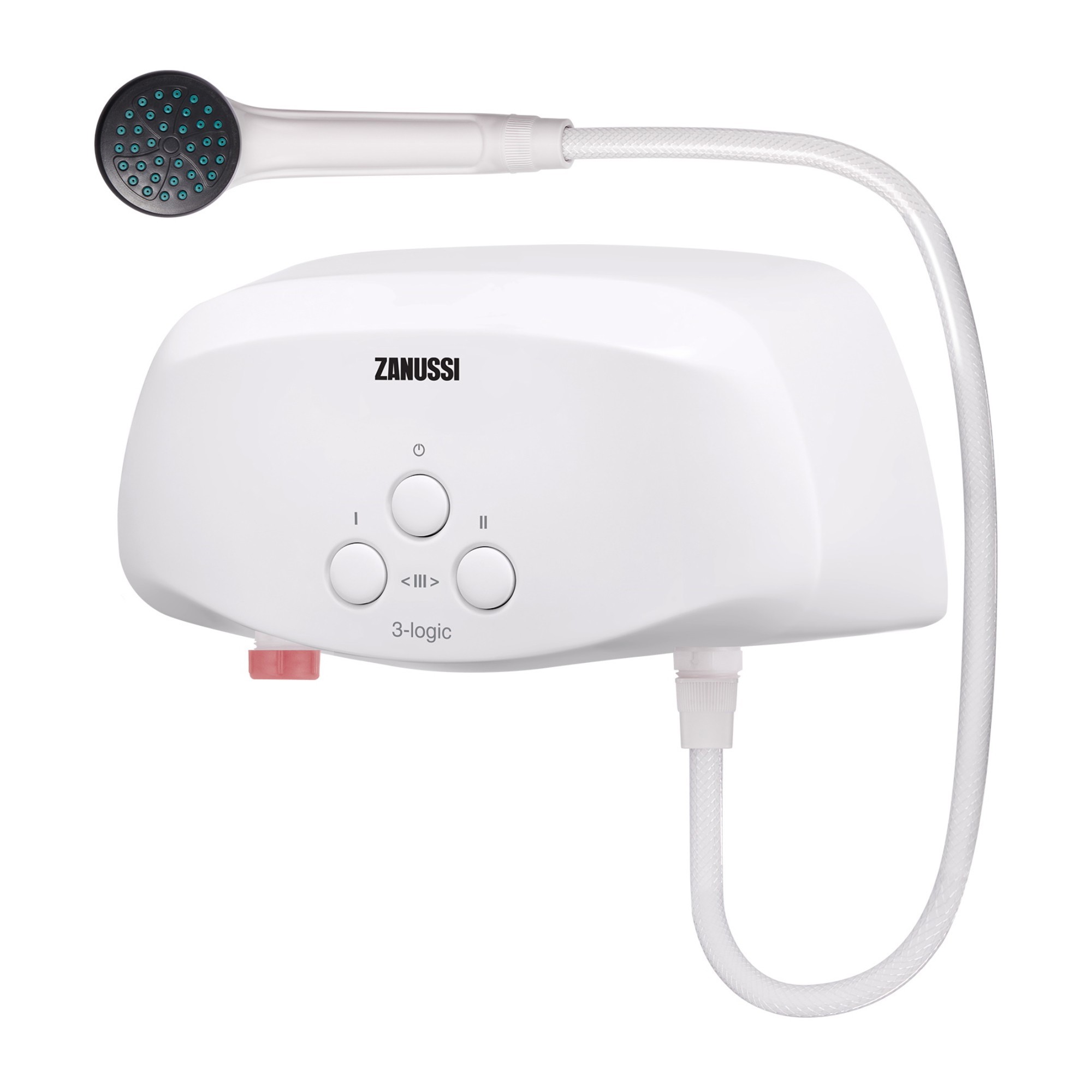 Изображение товара Занусси 3,5 кВт проточный водонагреватель с душем белый 112453