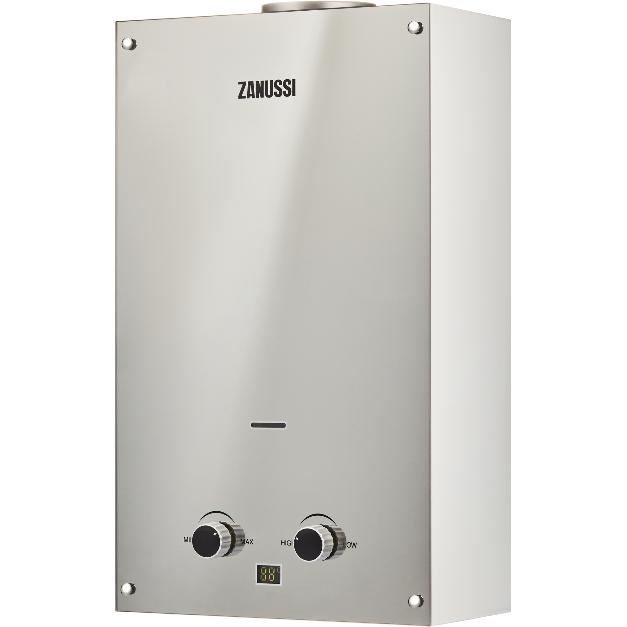 Изображение товара Газовая колонка Zanussi GWH 10 Mirror 20кВт стеклянный дизайн быстрое нагревание