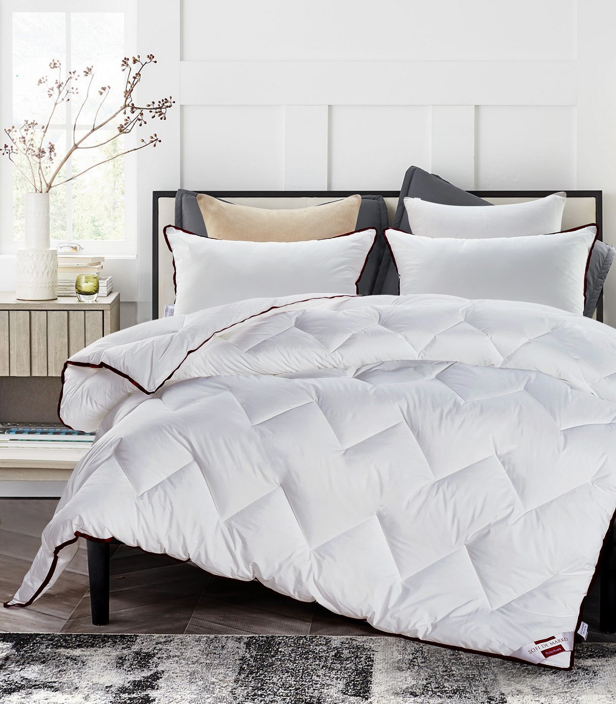 Изображение товара Одеяло Sofi De Marko 195x215 см холлофайбер белый