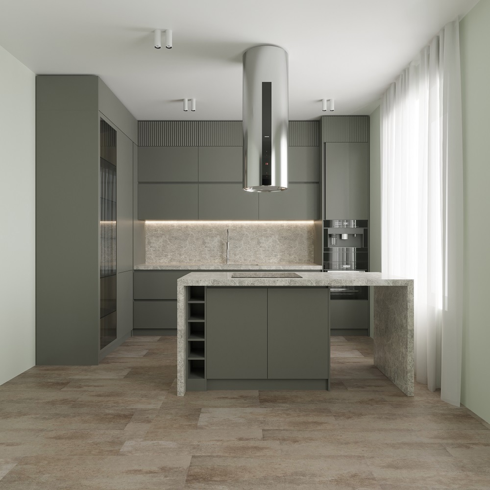 Изображение товара SPC плитка Uniquarz Гранит Карпи 43 класс 4 мм водостойкая замковая напольная