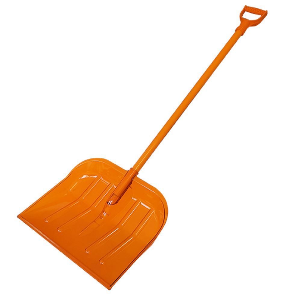 Изображение товара Лопата для уборки снега Ремоколор 69-0-450 38 см x 200 см пластик с черенком дерево