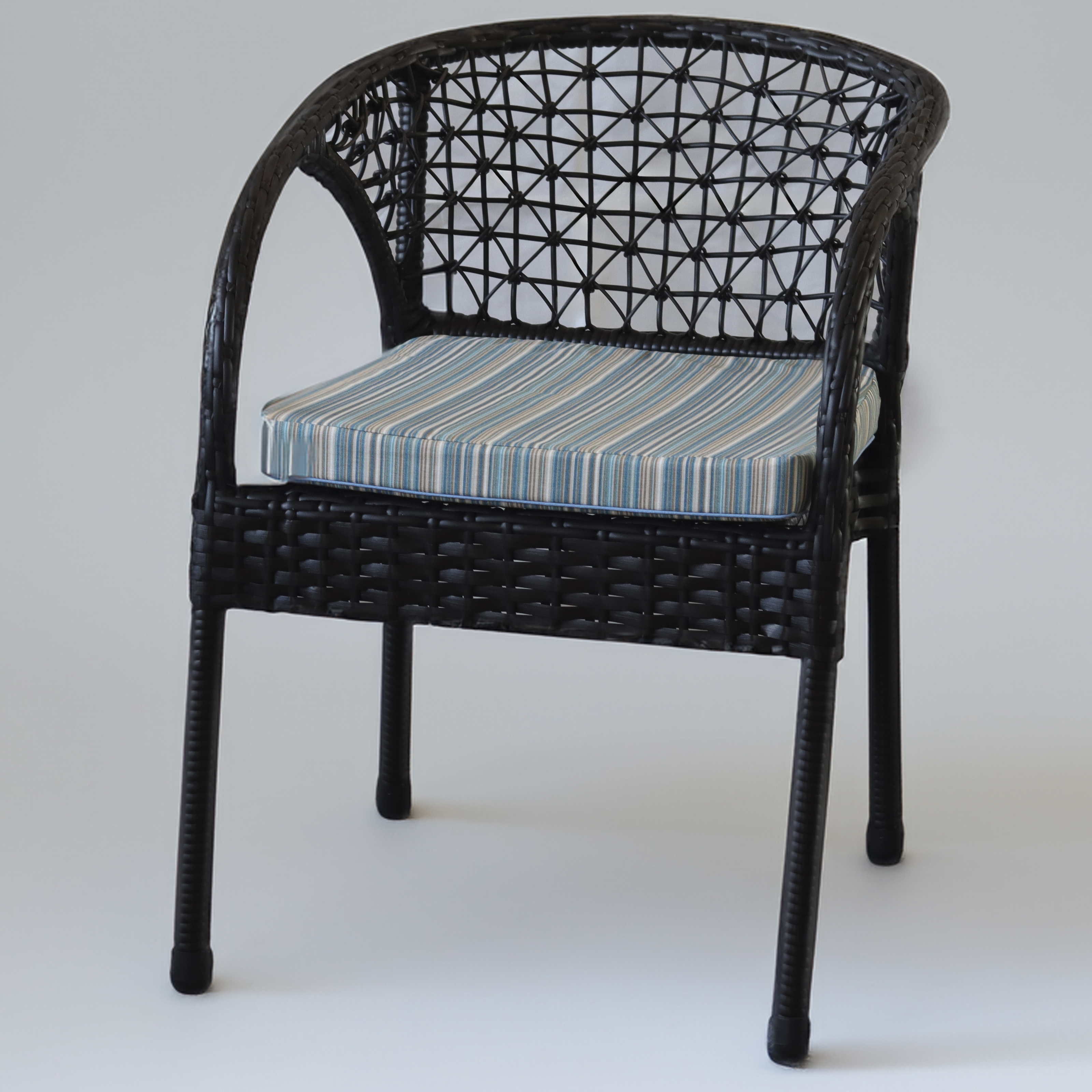 Изображение товара Кресло садовое L-1008-TK Portofino 67 см x 55 см x 80 см искусственный ротанг коричневый