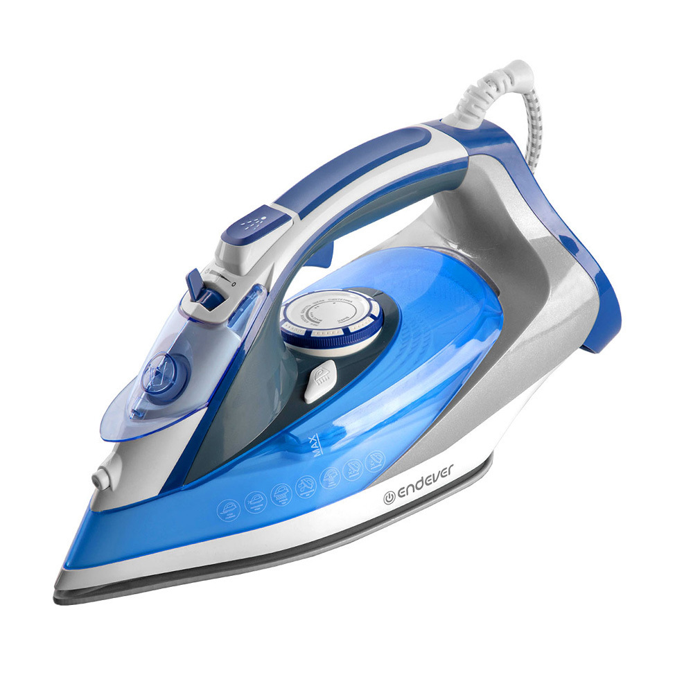 Изображение товара Электрический утюг Endever Delta-217 с паровым ударом и керамической подошвой