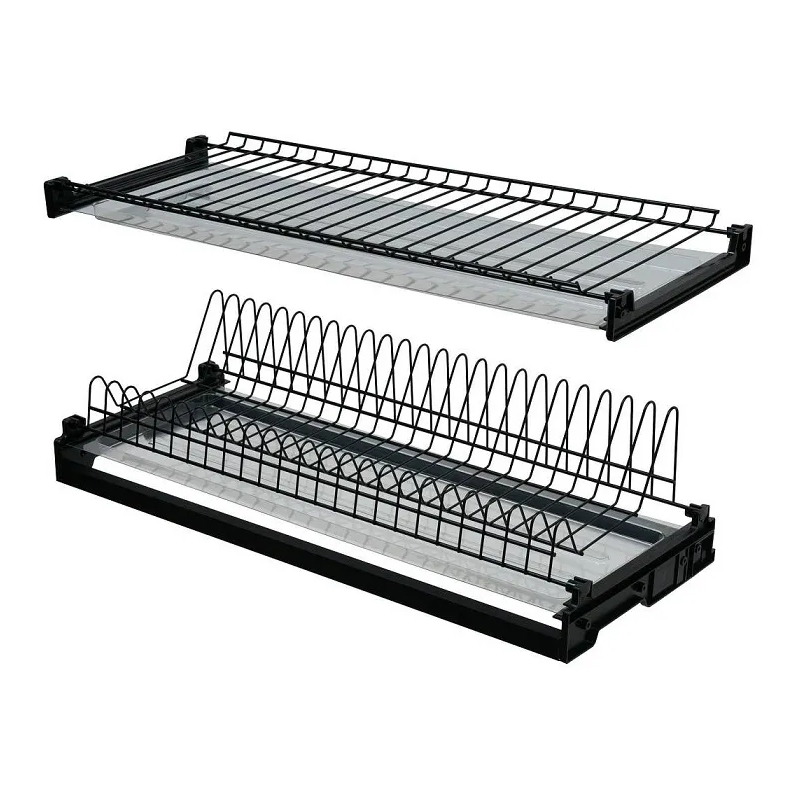 Изображение товара Сушилка для посуды Umm 5 56.7 см 2 яруса цвет черный