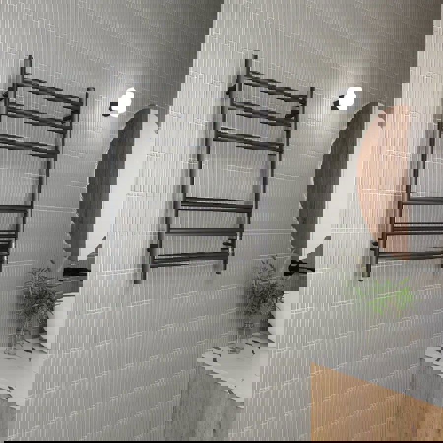 Изображение товара Полотенцесушитель электрический BAUEDGE Stil 500x600 мм серый