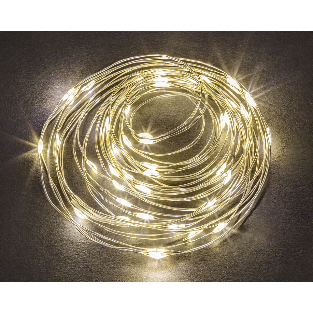 Изображение товара Электрогирлянда комнатная Navigator 95129 роса 390 м 40 ламп прозрачный 1 режимов работы