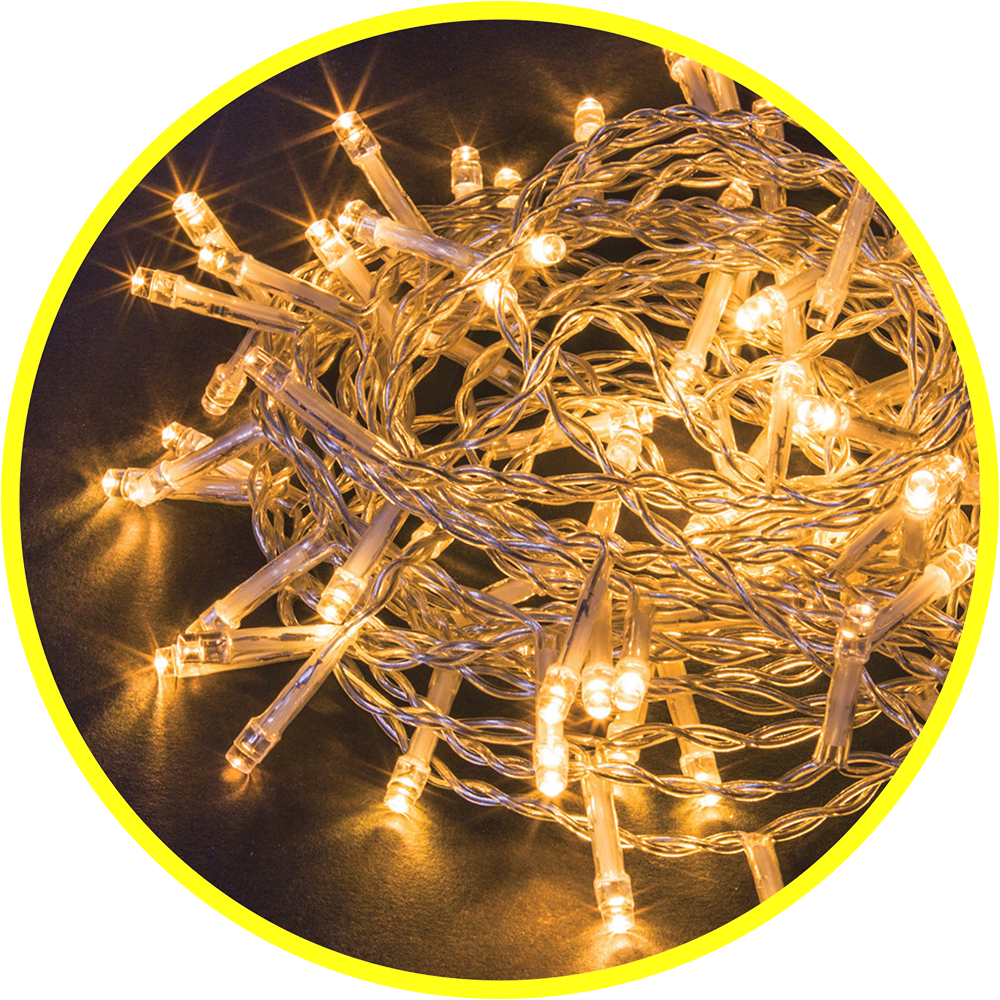 Изображение товара Электрогирлянда комнатная Navigator 11.5 м 100 LED 8 режимов белый