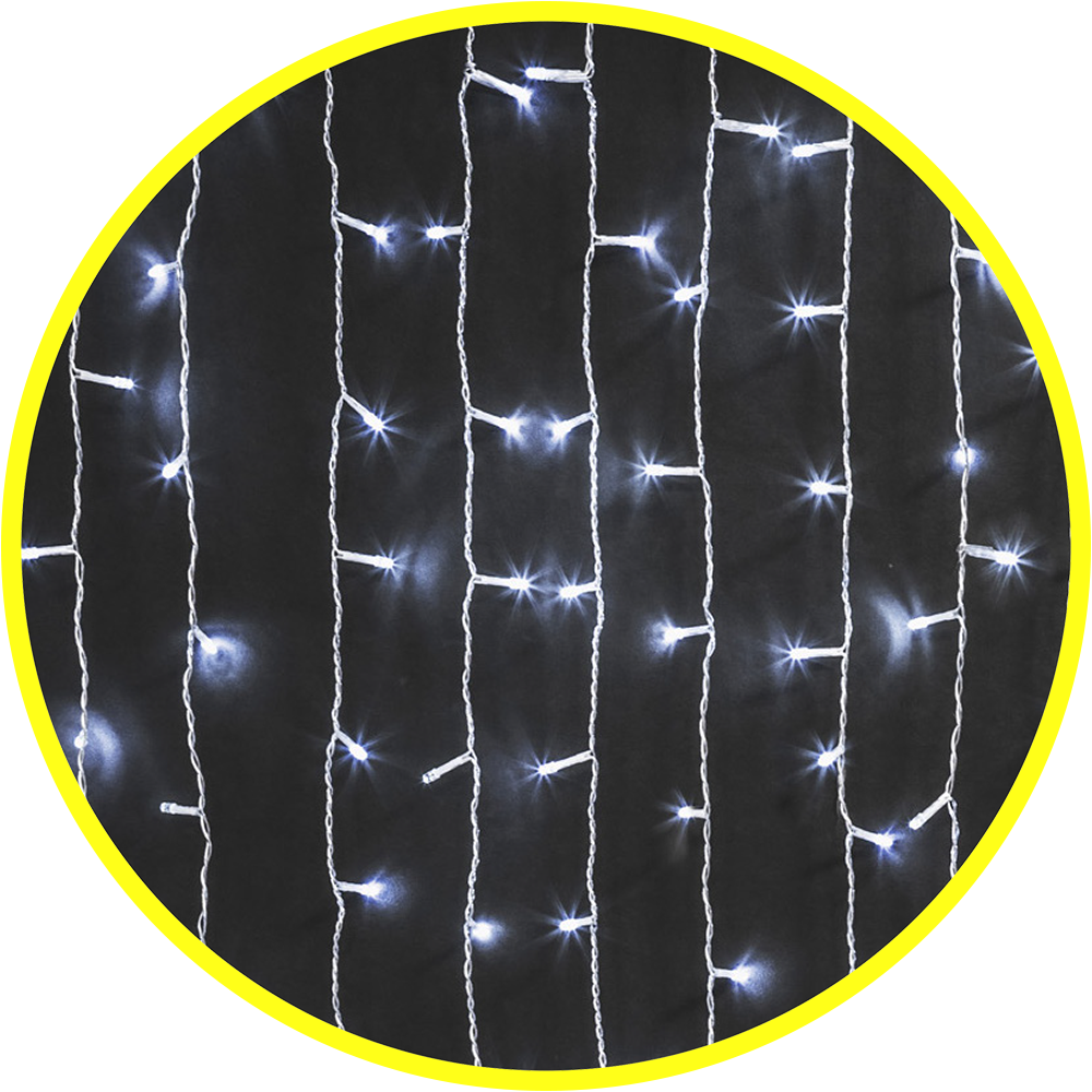 Изображение товара Электрогирлянда Navigator 93712 занавес 2.1x1.4 м 396 LED 8 режимов работы