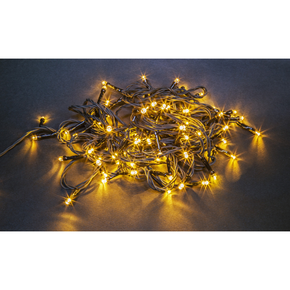 Изображение товара Электрогирлянда Navigator 93672 50 м 500 ламп теплый белый 8 режимов IP20