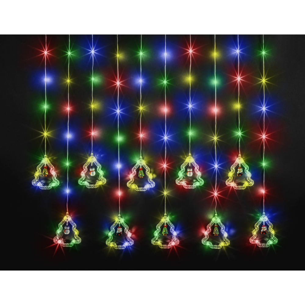 Изображение товара Электрогирлянда комнатная Navigator 95009 бахрома 150 м 100 ламп мультитон