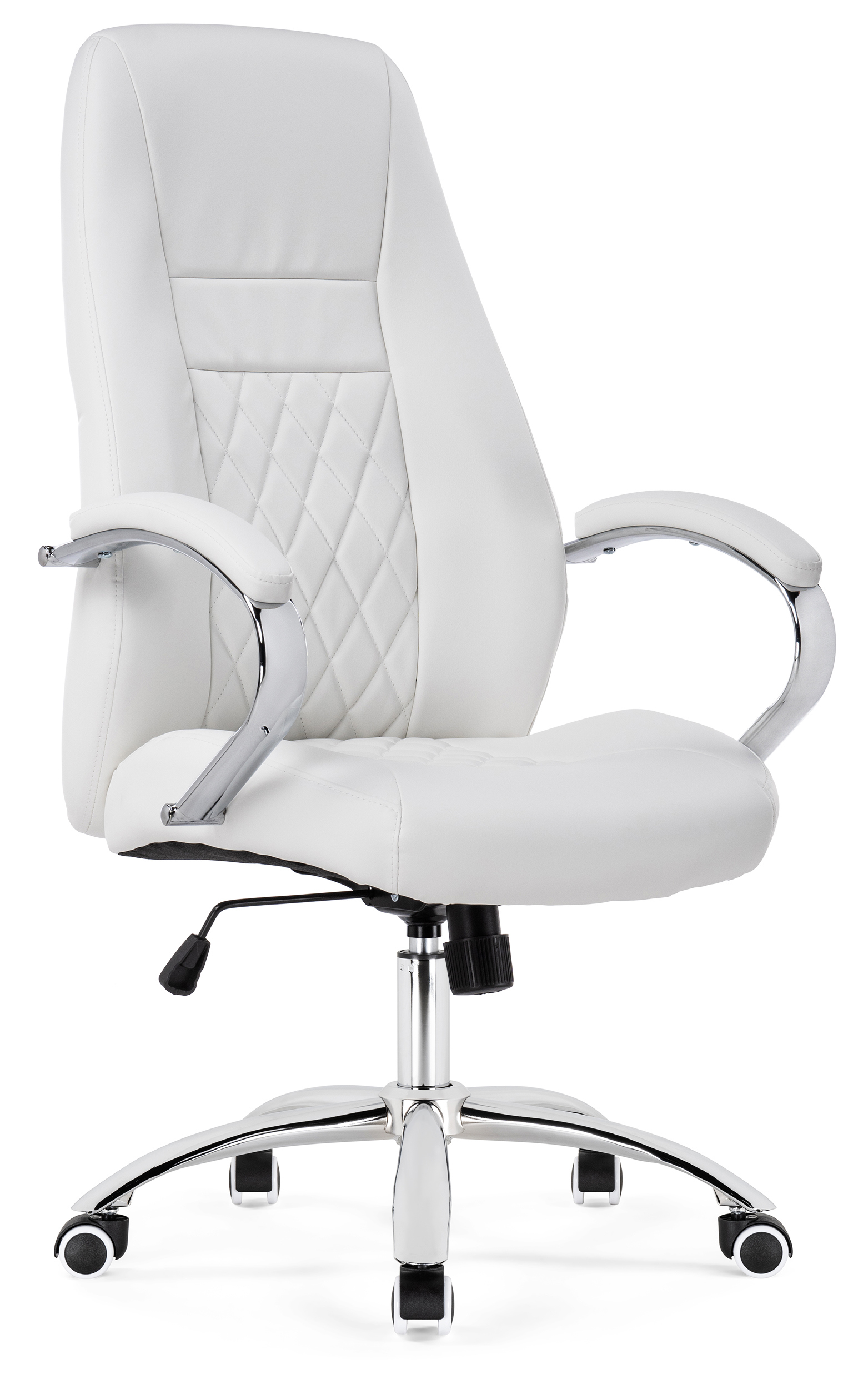 Изображение товара Офисное кресло Woodville Aragon искусственная кожа цвет белый