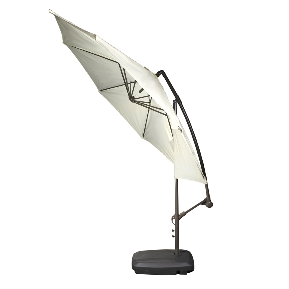 Изображение товара Зонт садовый с центральной опорой Foodatlas Серия E 300x50 см бежевый