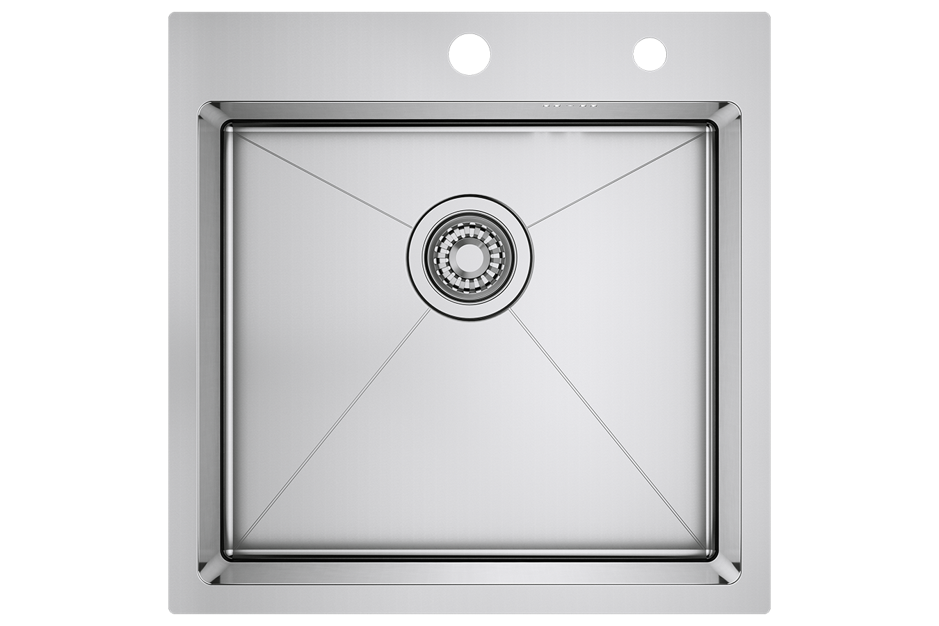 Изображение товара Мойка для кухни Raglo R700 50x50 см глубина чаши 21.50 см Нержавеющая сталь цвет хром