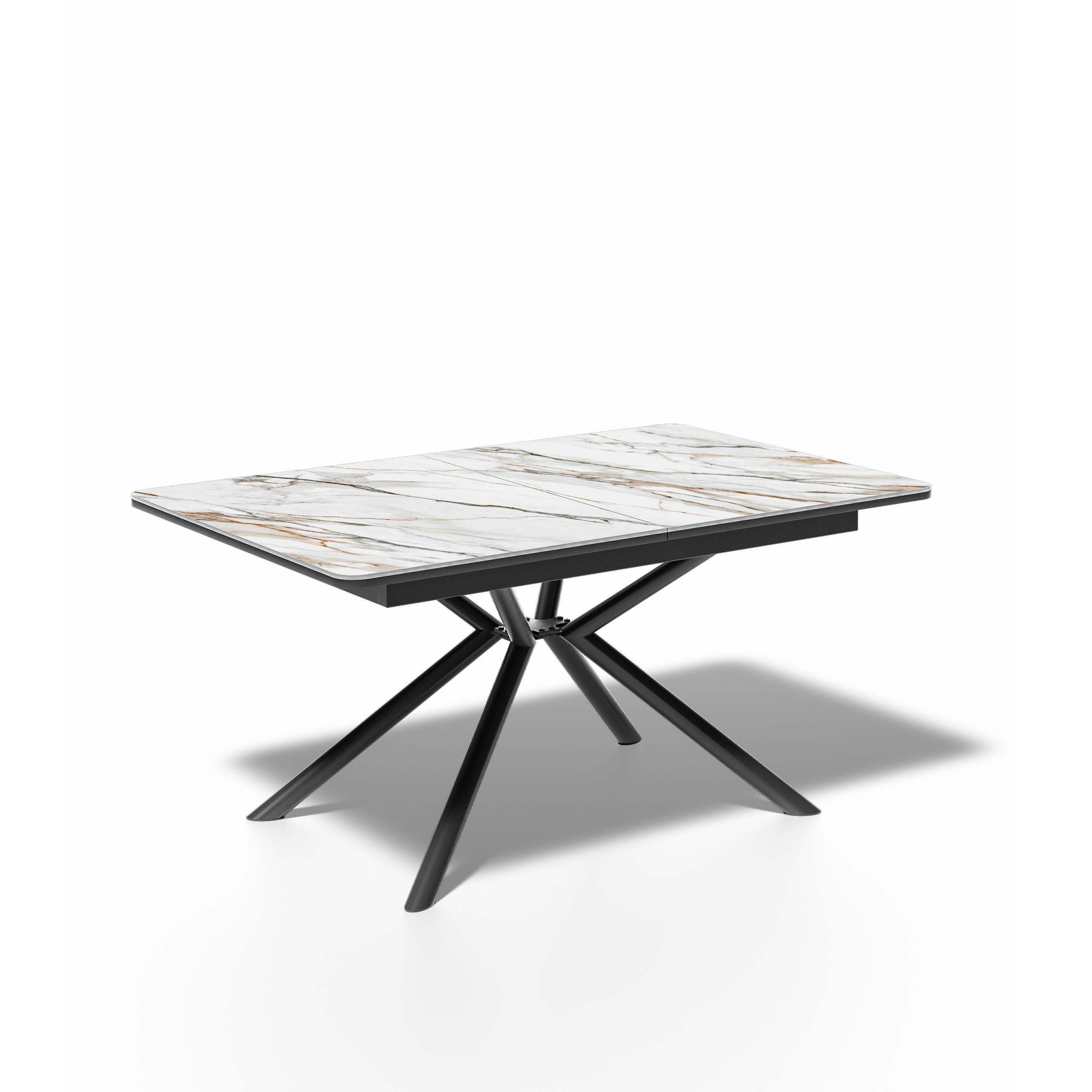 Изображение товара Стол прямоугольный Kenner Dc 130x130 см керамика цвет золотой