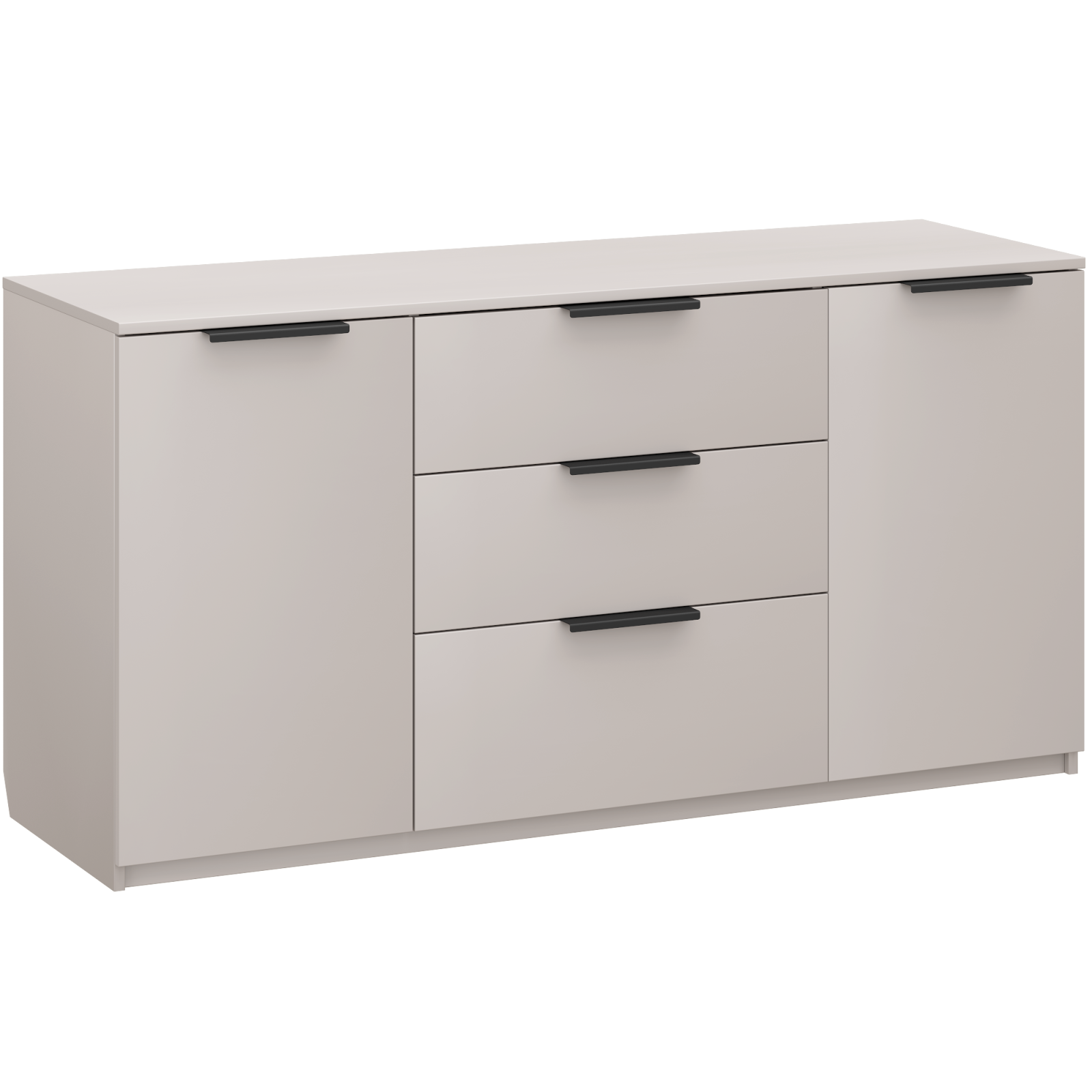 Изображение товара Комод ГК Аквилон Lux 800/3 3 ящика 140x46x71.4 кашемир современный стиль