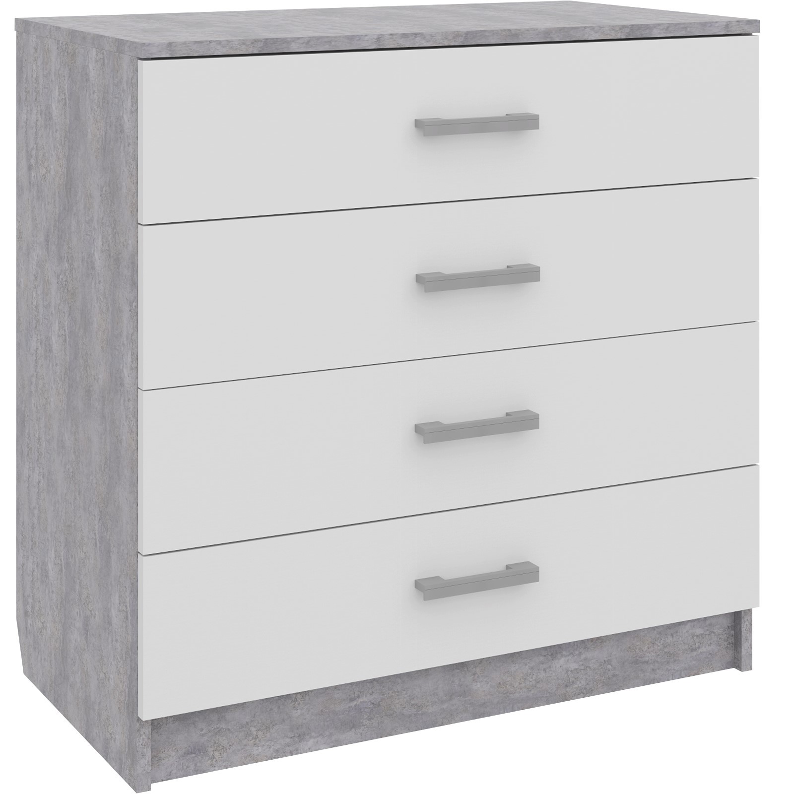 Изображение товара Комод Гк Аквилон Грейс 4 ящика 80x45x80 см цвет кашемир ЛДСП современный стиль