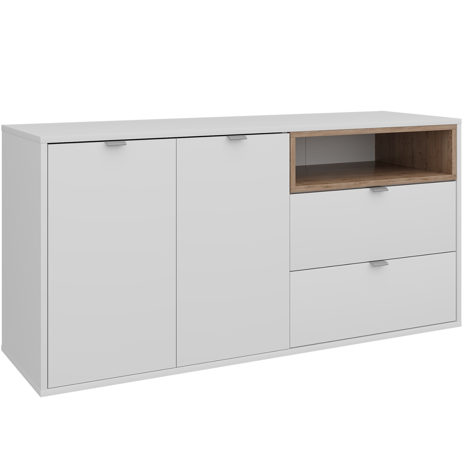 Изображение товара Комод Гк Аквилон Легенда 2 ящика 130x40.70x65 Кашемир современный мебельный элемент