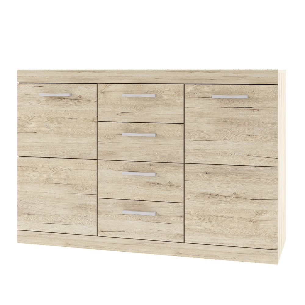 Изображение товара Тумба Anrex Oskar 2D4S 120x40 см Дуб санремо стильный комод для дома