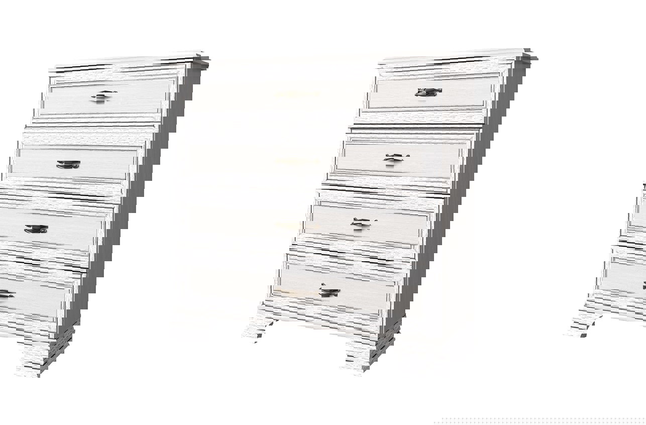 Изображение товара Комод Anrex 4S Tiffany 4 ящика 94x37x90.10 ЛДСП цвет вудлайн кремовый