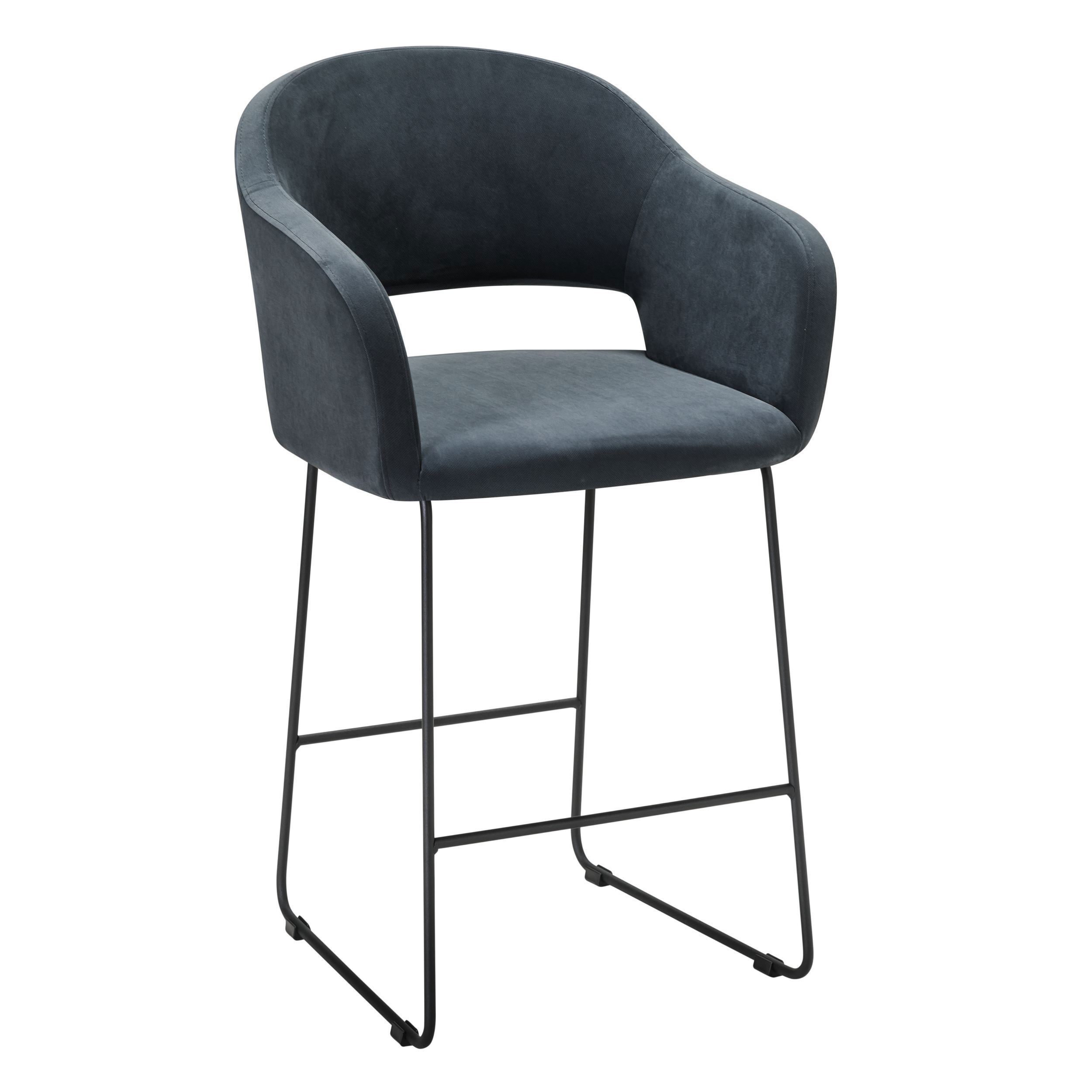 Изображение товара Кресло R-home Oscar 60x97x59 см Велюр цвет серый