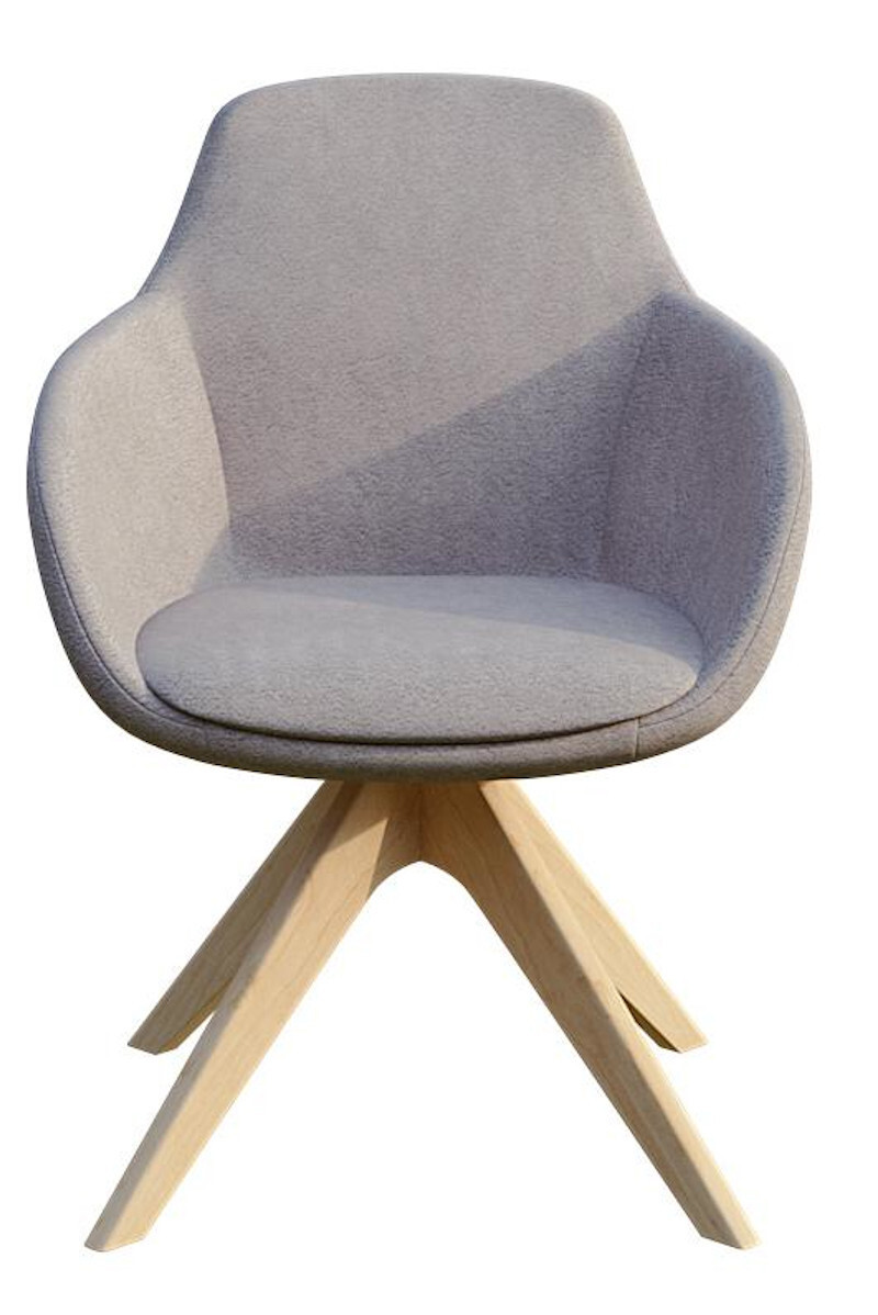 Изображение товара Кресло Арель фабрика Мебели МТМ серый 60x84x60 см экологичные материалы