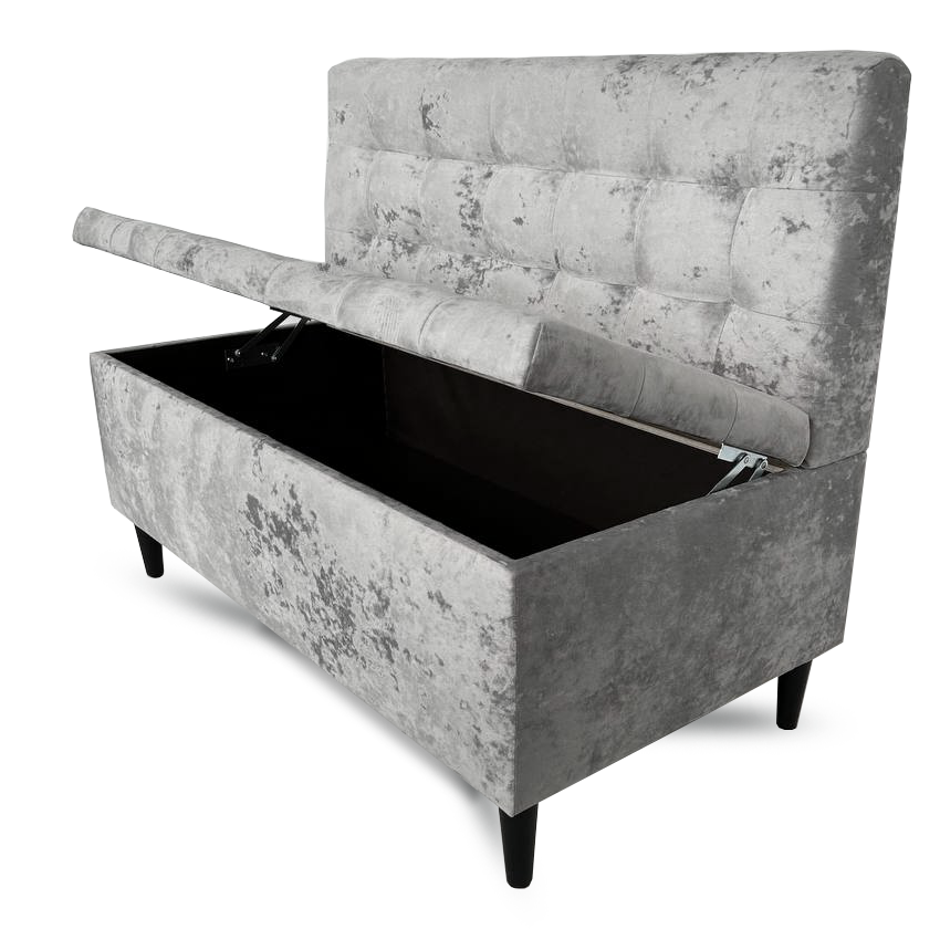 Изображение товара Диван El todo Одри 111x84x56 см велюр цвет серый