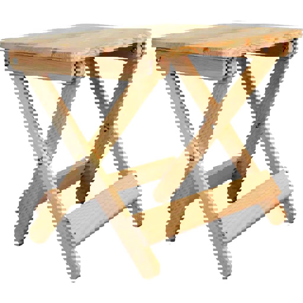 Изображение товара Столик к шезлонгу Тайто 50x40x43см сосна коричневый для дачи и сада