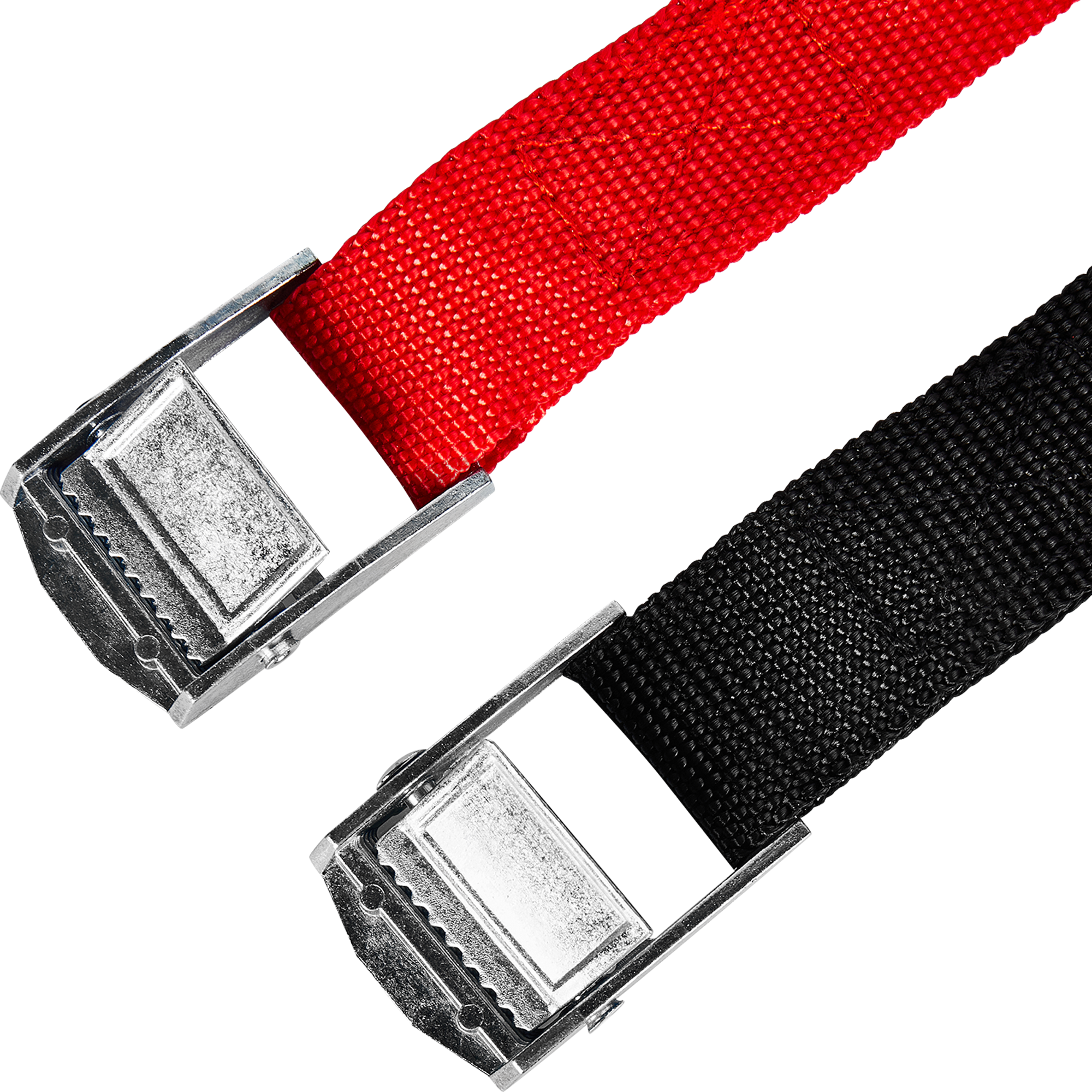 Ремень с зажимом 2.5 м 2 шт. цвет черный, красный
