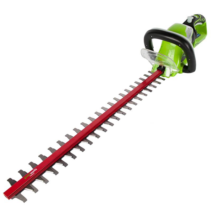 Изображение товара Кусторез аккумуляторный Greenworks G40HT61 40V с алмазной заточкой