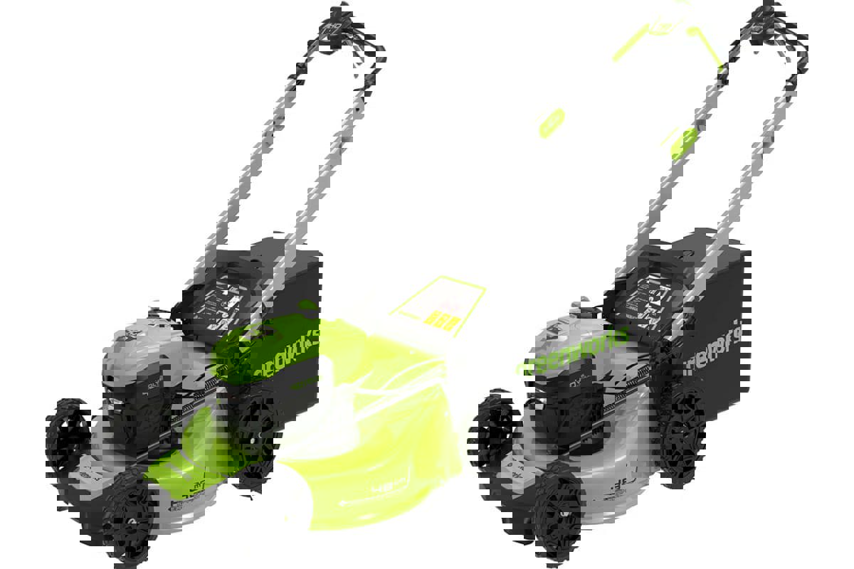 Изображение товара Газонокосилка аккумуляторная бесщёточная самоходная Greenworks Gd40lm48sp 40 В 48 см АКБ и ЗУ не в комплекте