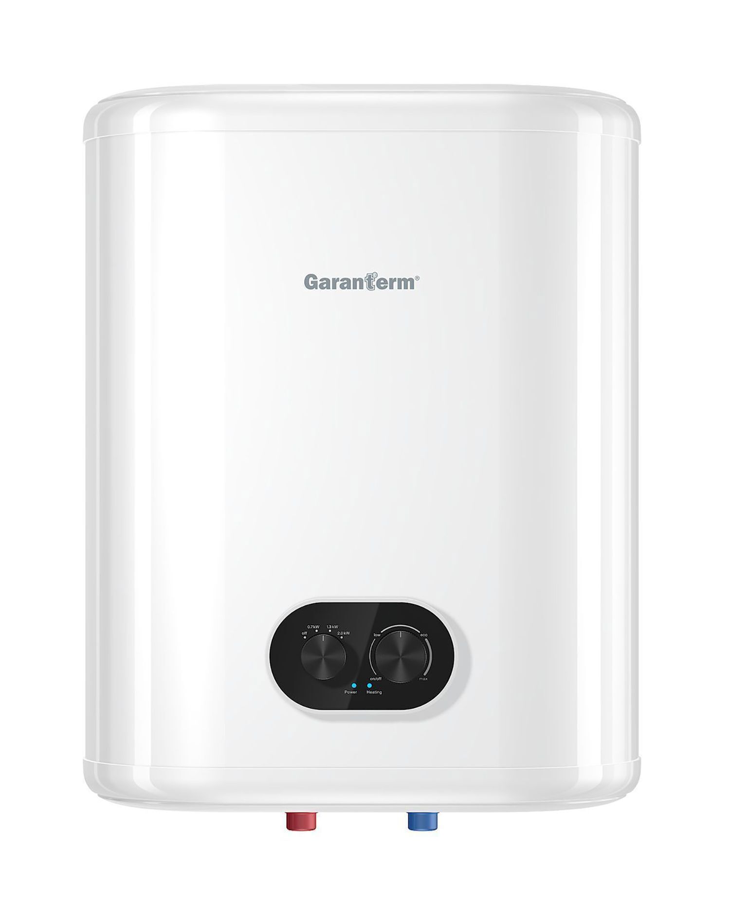 Изображение товара Электрический накопительный водонагреватель Garanterm Flat 30 V 30 л 2кВт нержавеющая сталь