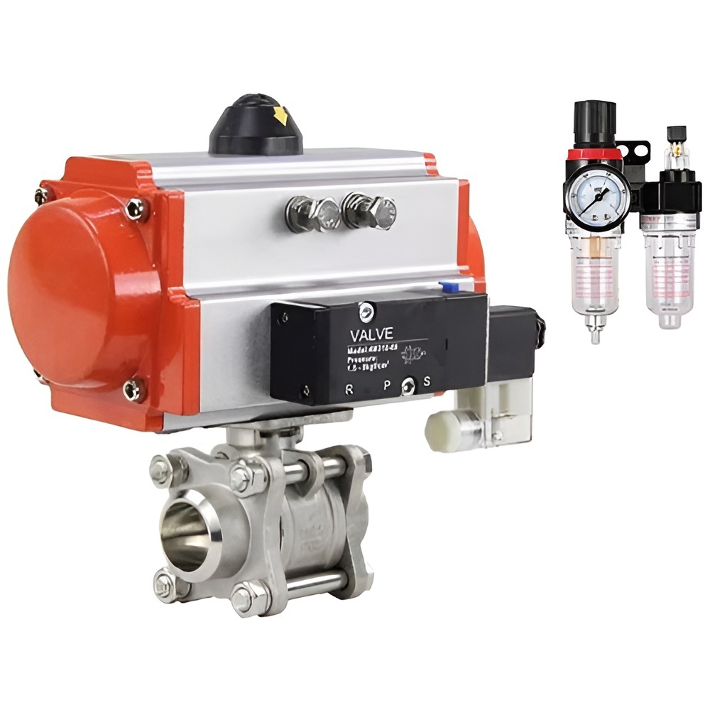 Изображение товара Кран шаровой DN.ru КШПП 316.200-ISO Ду20 Ру63 из нержавеющей стали