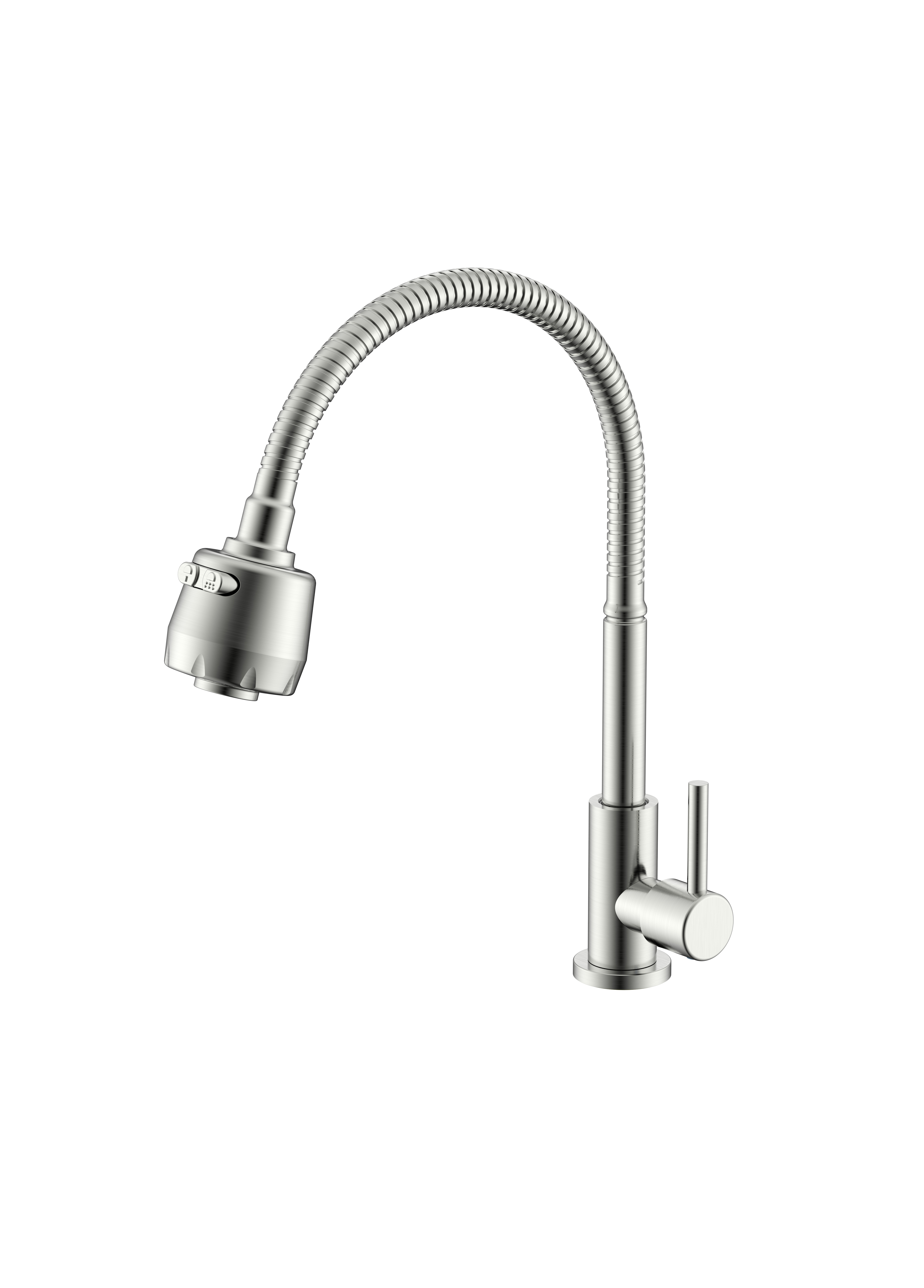 Изображение товара Смеситель для кухни Splenka S249 гибкий излив 15.4 см цвет сатин