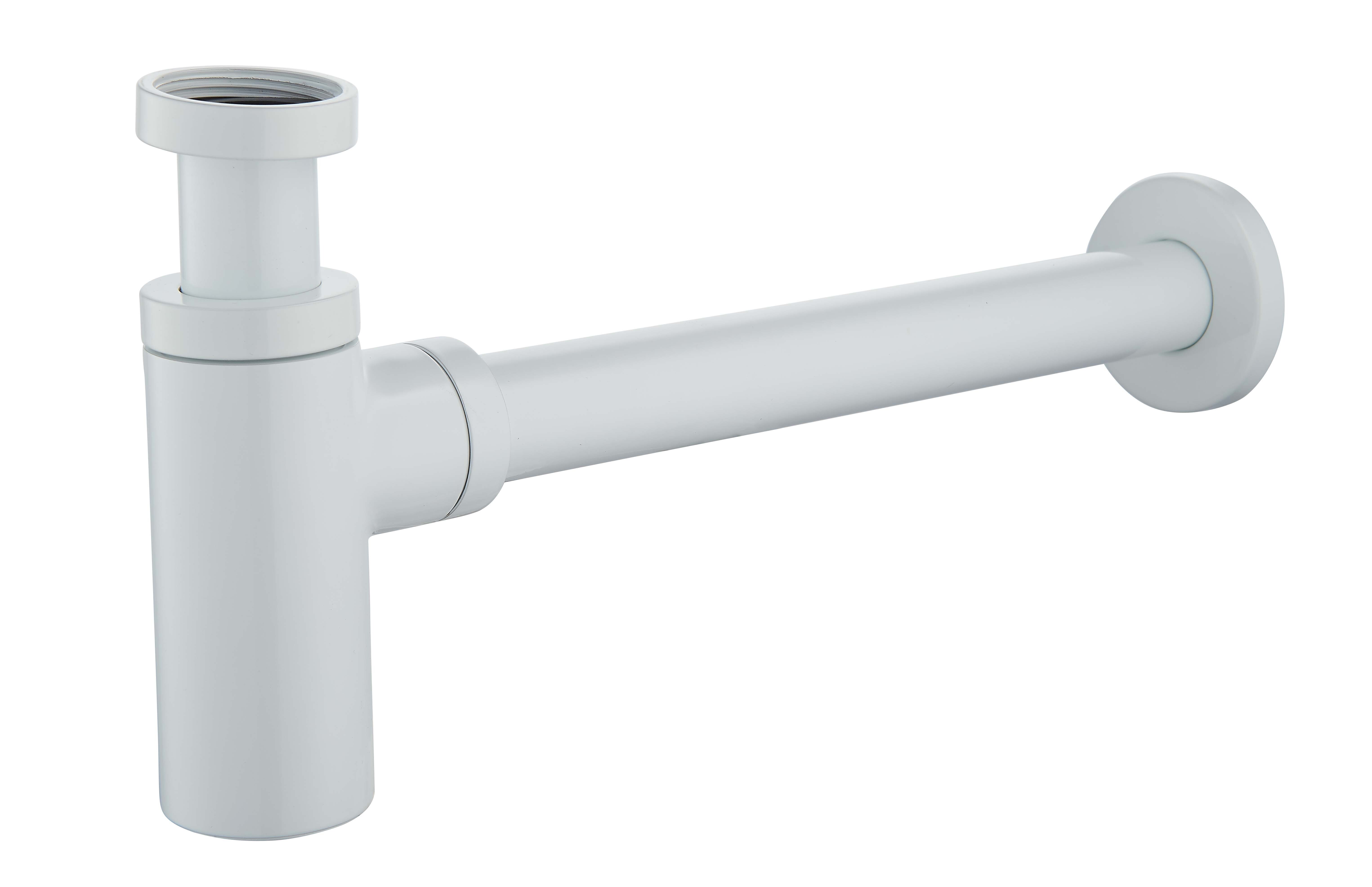 Изображение товара Сифон для раковины Raglo D50 мм свободное протекание белый