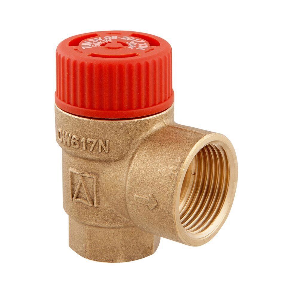 Изображение товара Клапан предохранительный Afriso 1/2"x3/4" ВР 3 бар