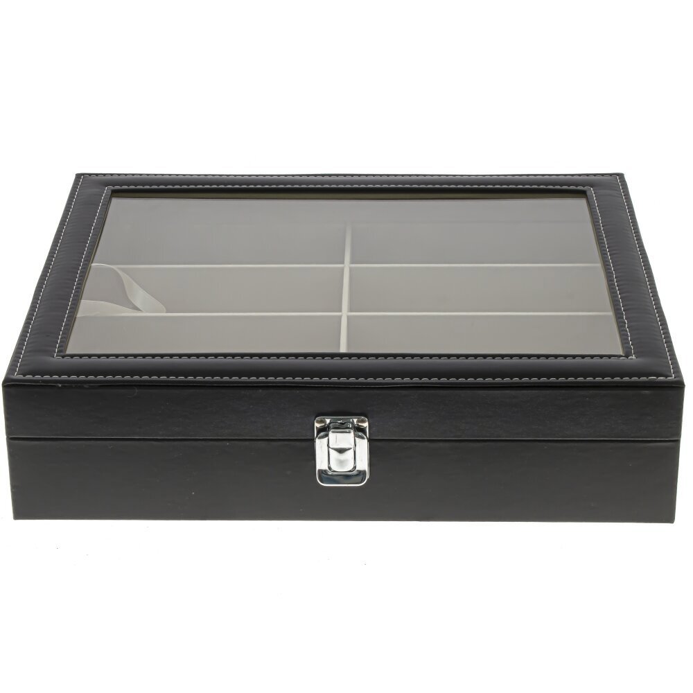 Изображение товара Шкатулка для очков 769723 черная с прозрачной крышкой