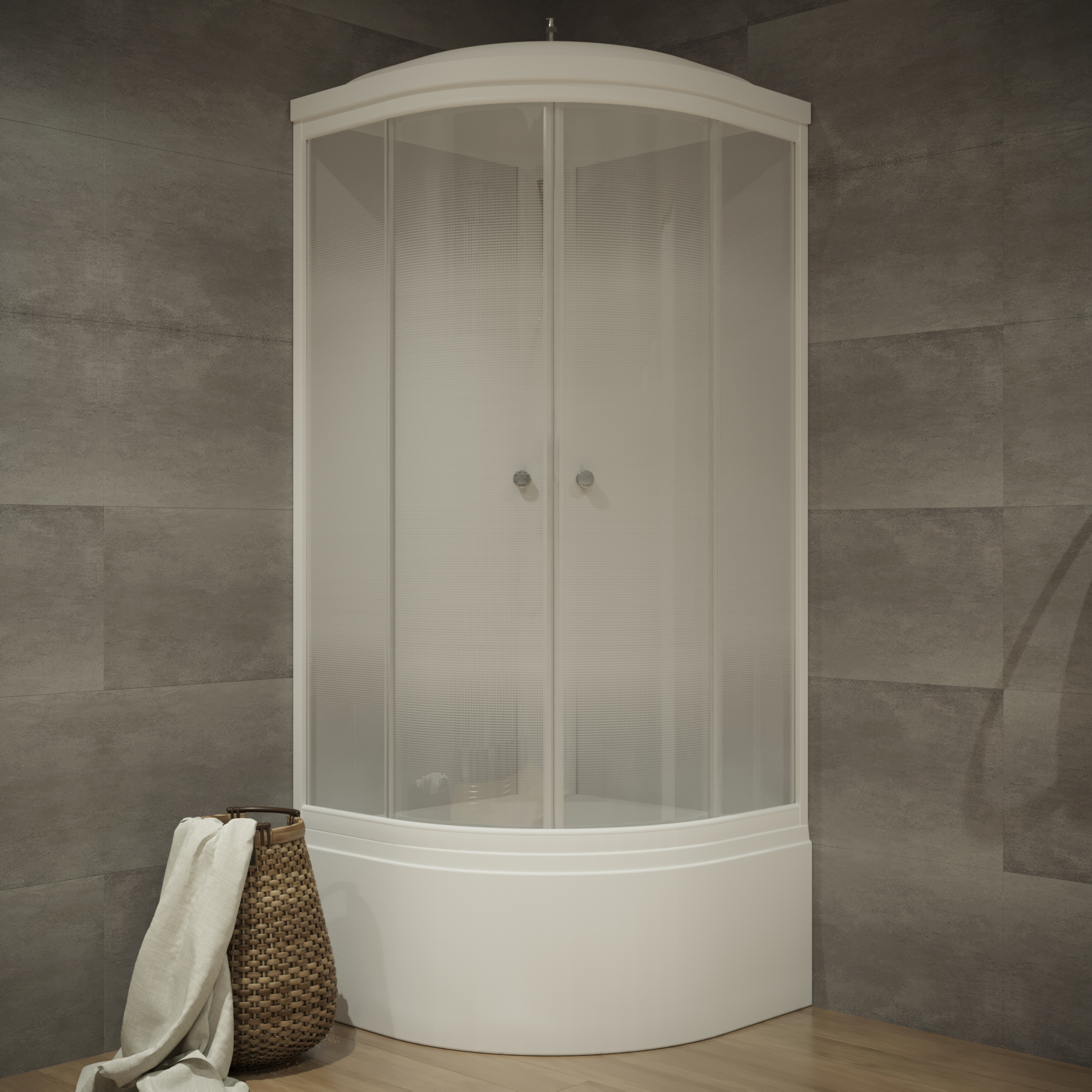 Изображение товара Душевая кабина Triton Лайт с высоким поддоном 90x90 см