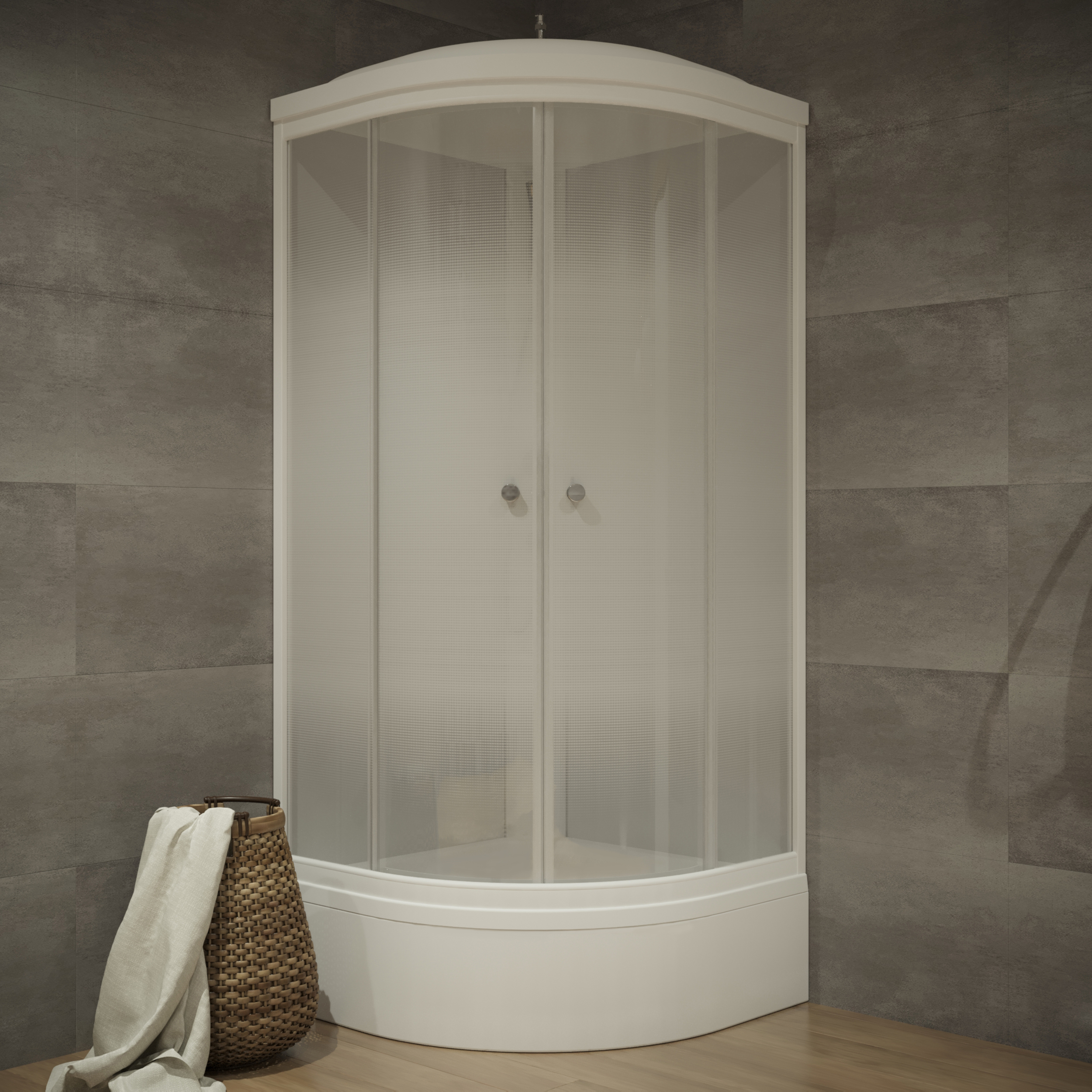 Изображение товара Душевая кабина Triton Лайт 90x90 см с крышей и акриловым поддоном