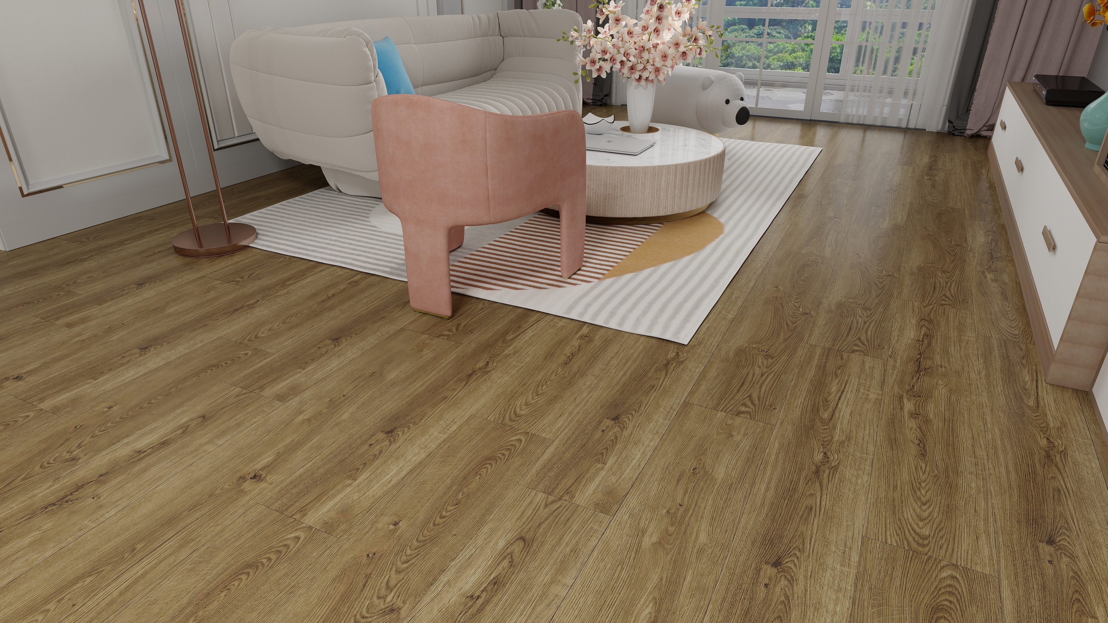 Изображение товара SPC плитка DW Flooring DW LG-S7106 43 класс 5 мм влагостойкая для полов