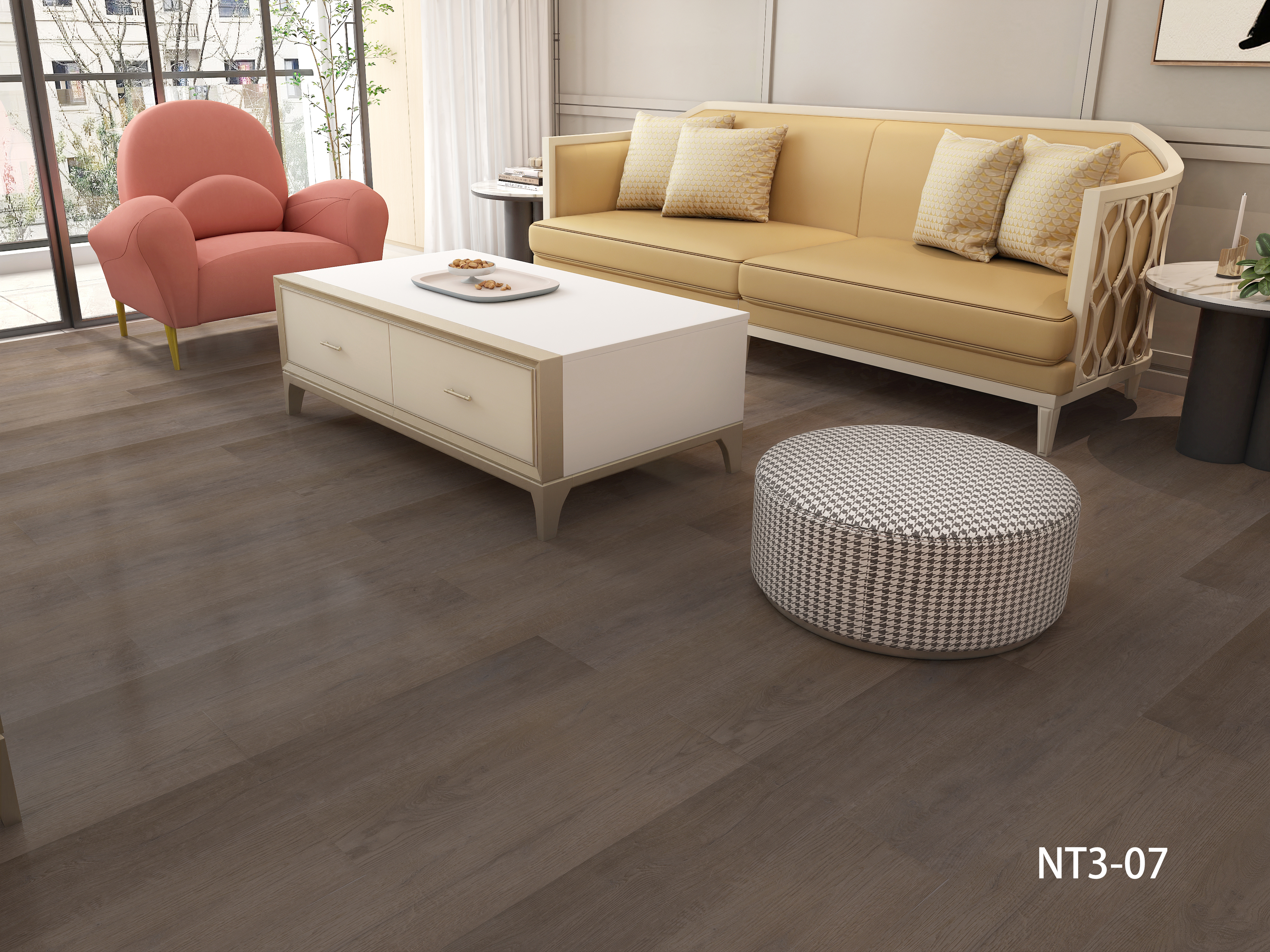 Изображение товара SPC плитка Aspenfloor Нейчерел Тач Дуб Версаль 43 класс водостойкий влагостойкий