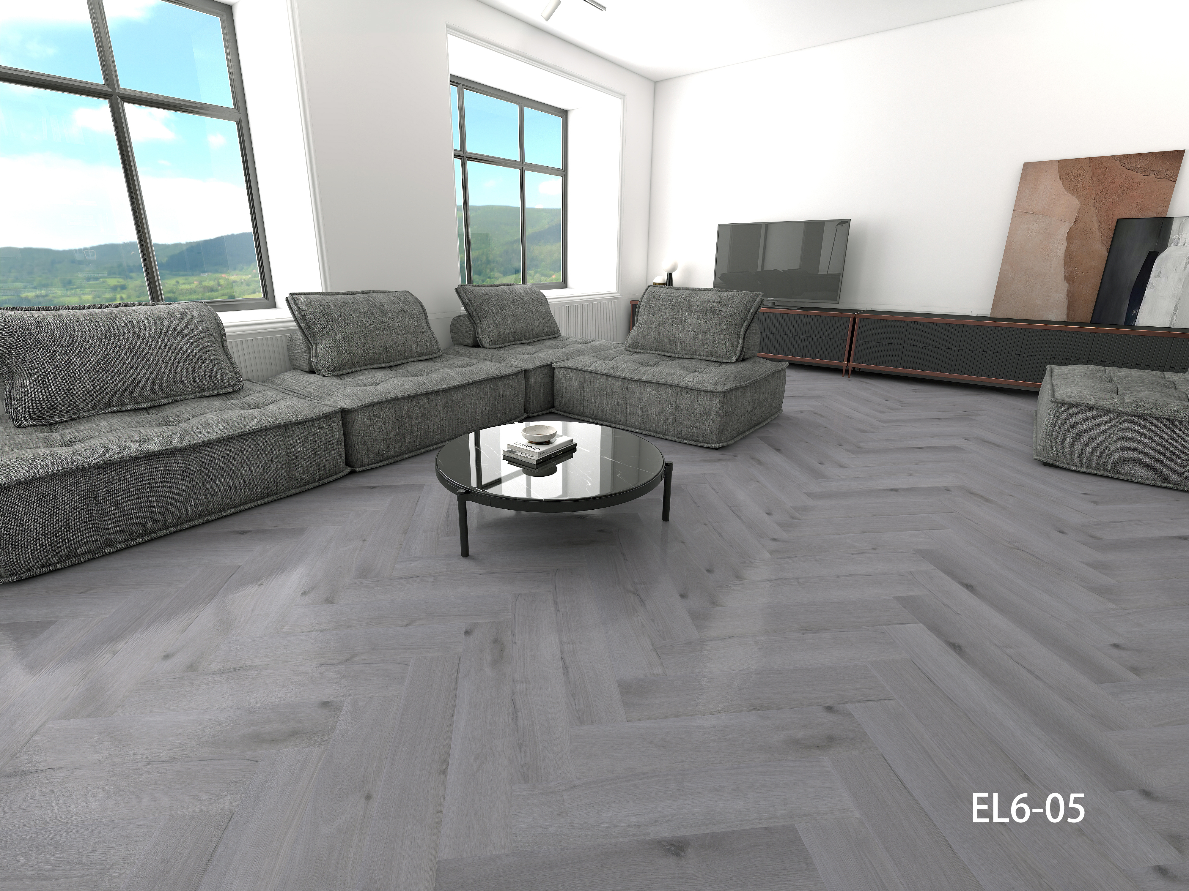 Изображение товара SPC плитка Aspenfloor Элегант Дуб Линкольн 43 класс толщина 5 мм 1.311 м², цена за упаковку