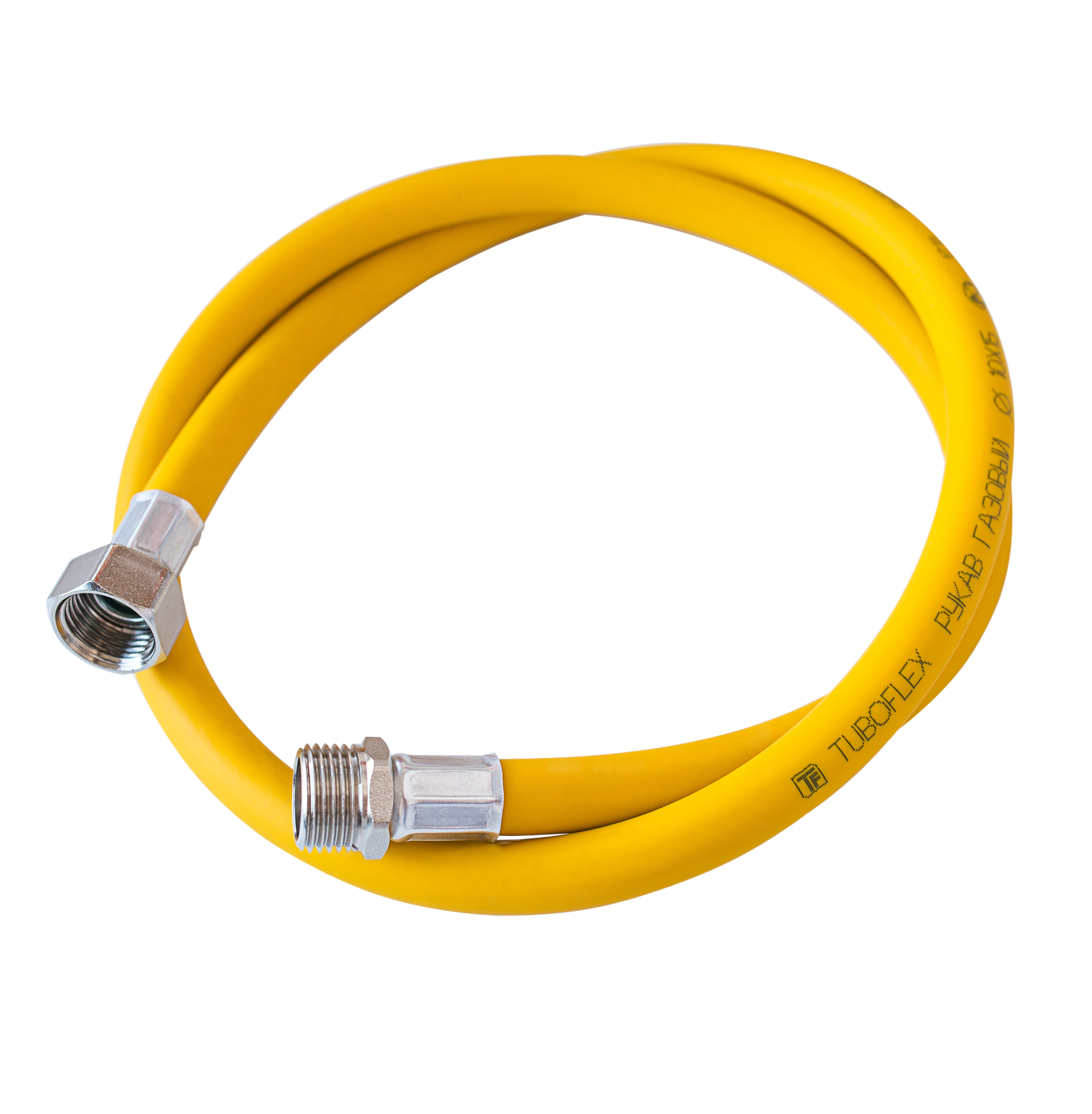 Изображение товара Газовый шланг армированный Tuboflex 1/2" ВР-НР 1 м