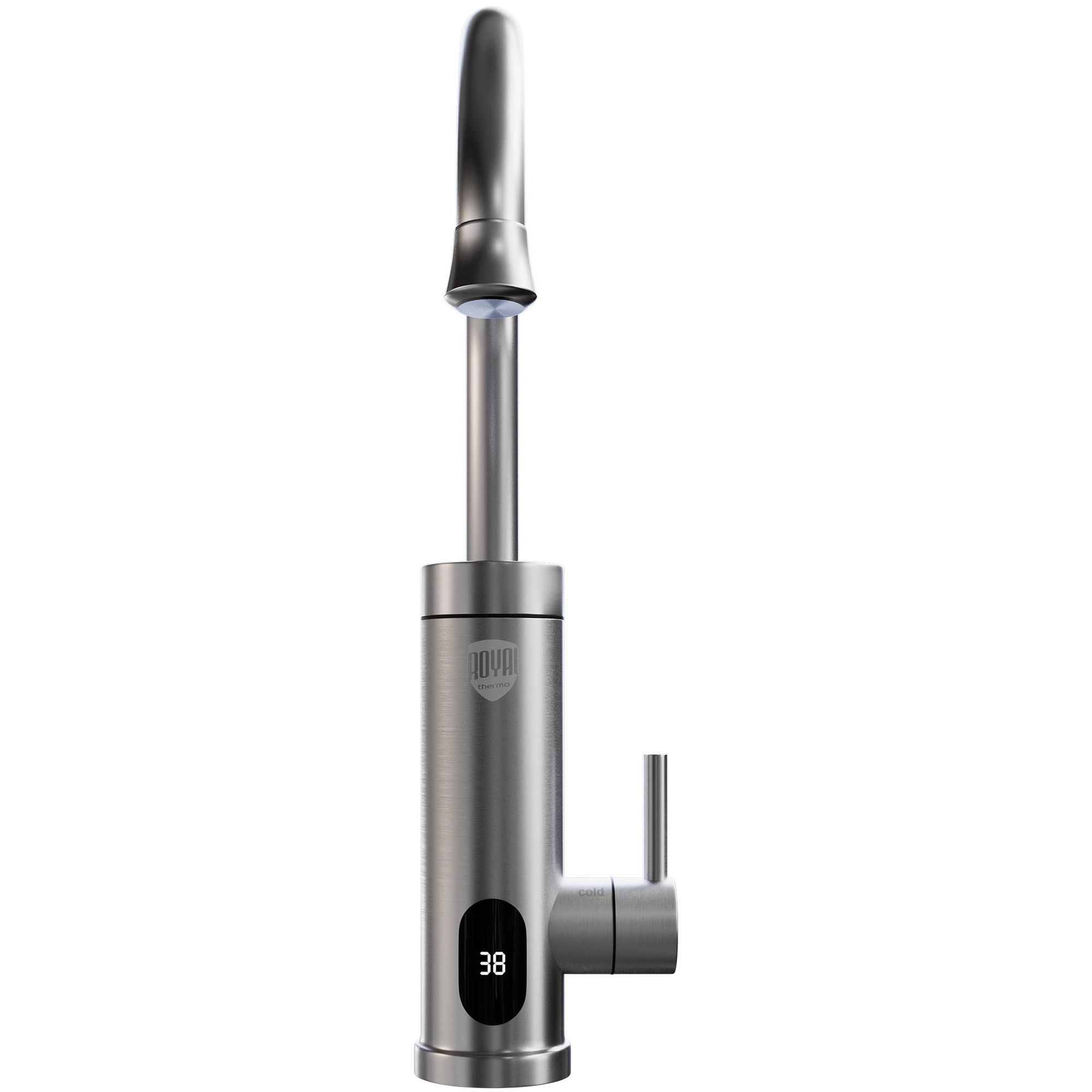 Изображение товара Проточный водонагреватель электрический Royal Thermo EasyFit ST 3.3 кВт серый с краном