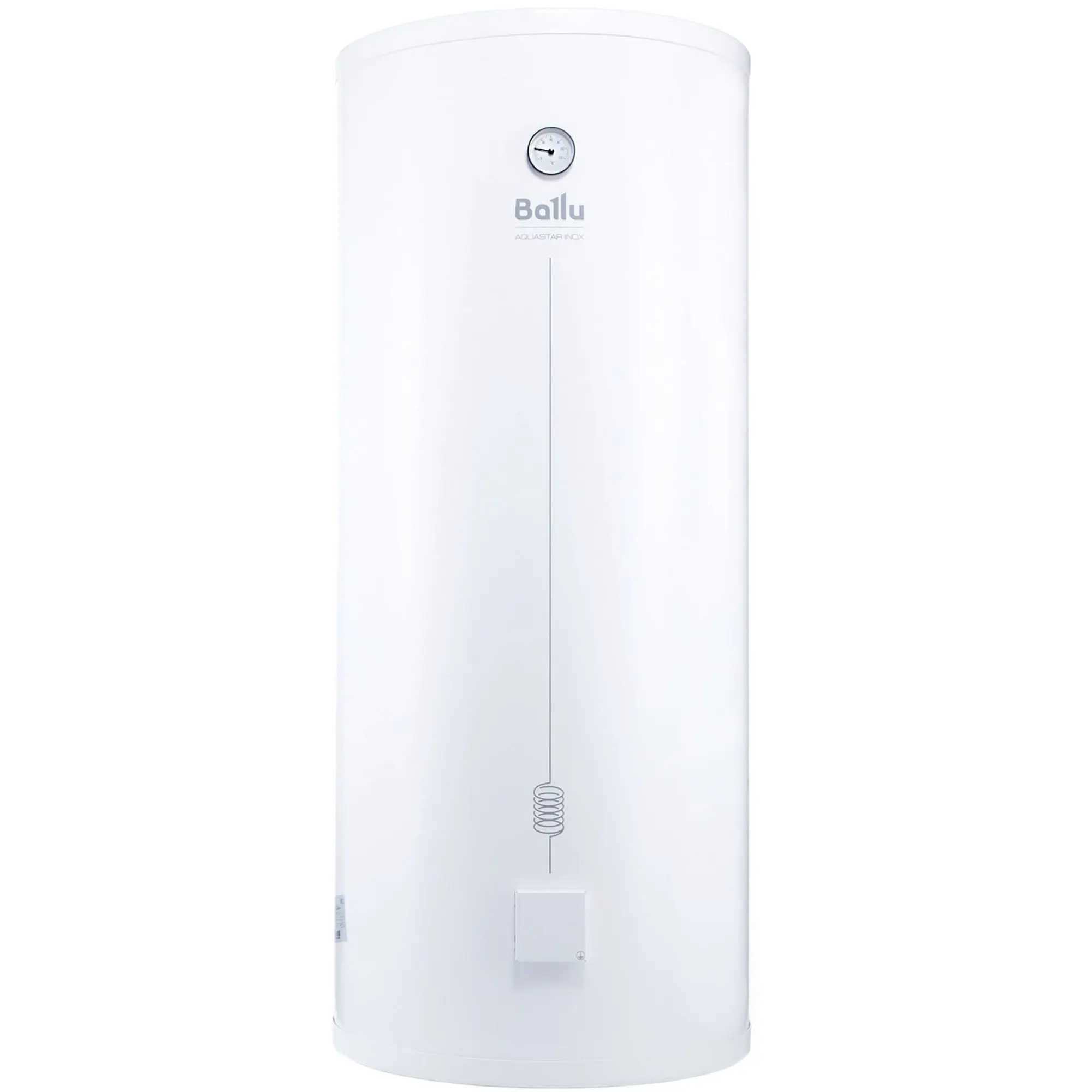 Бойлер косвенного нагрева 200 л Ballu Aquastar INOX ASWX 200 35 кВт вертикальный напольный нержавеющая сталь - 1