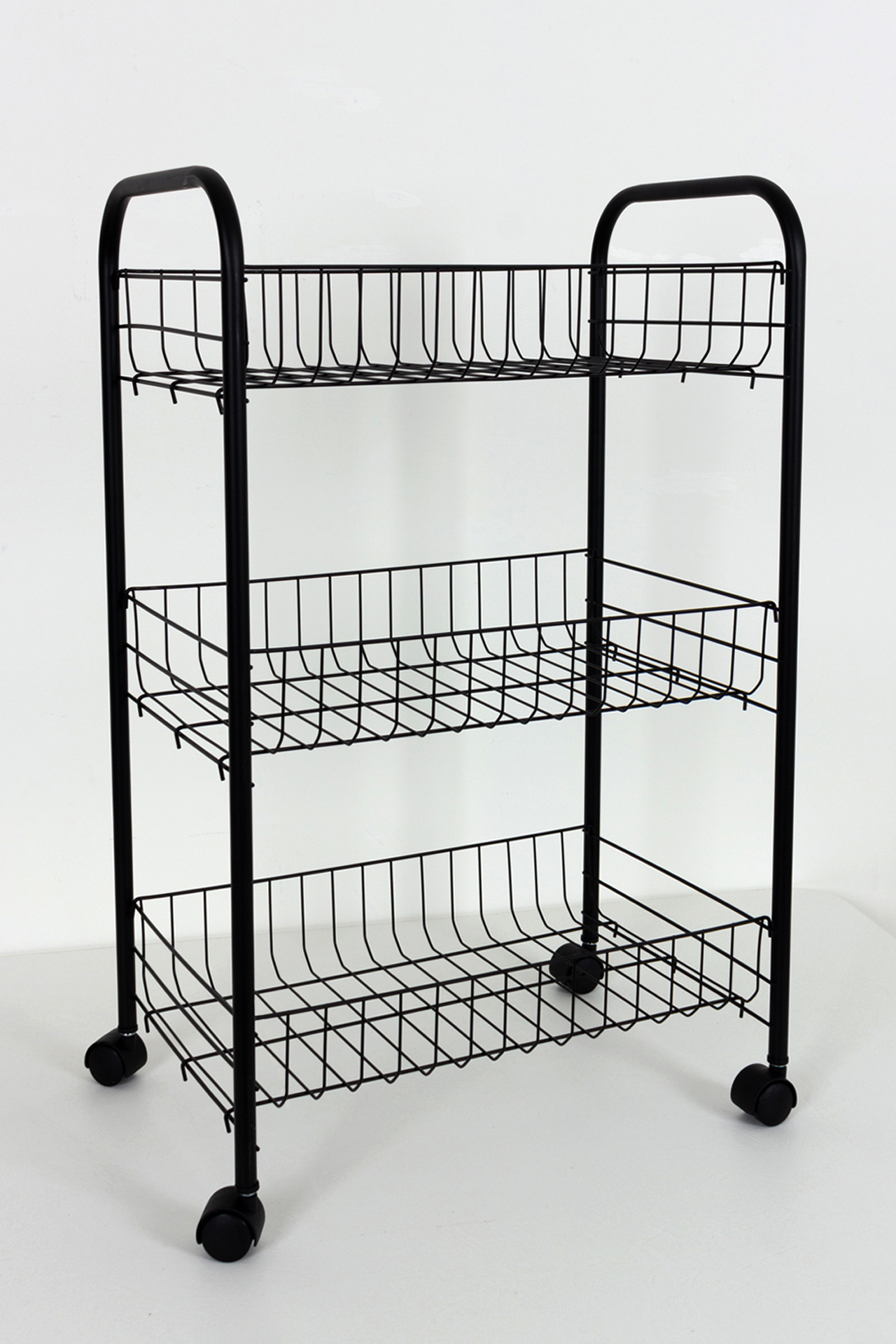 Изображение товара Металлический стеллаж Joy home 40x62x26 см 3 ящика фиксированные корзины